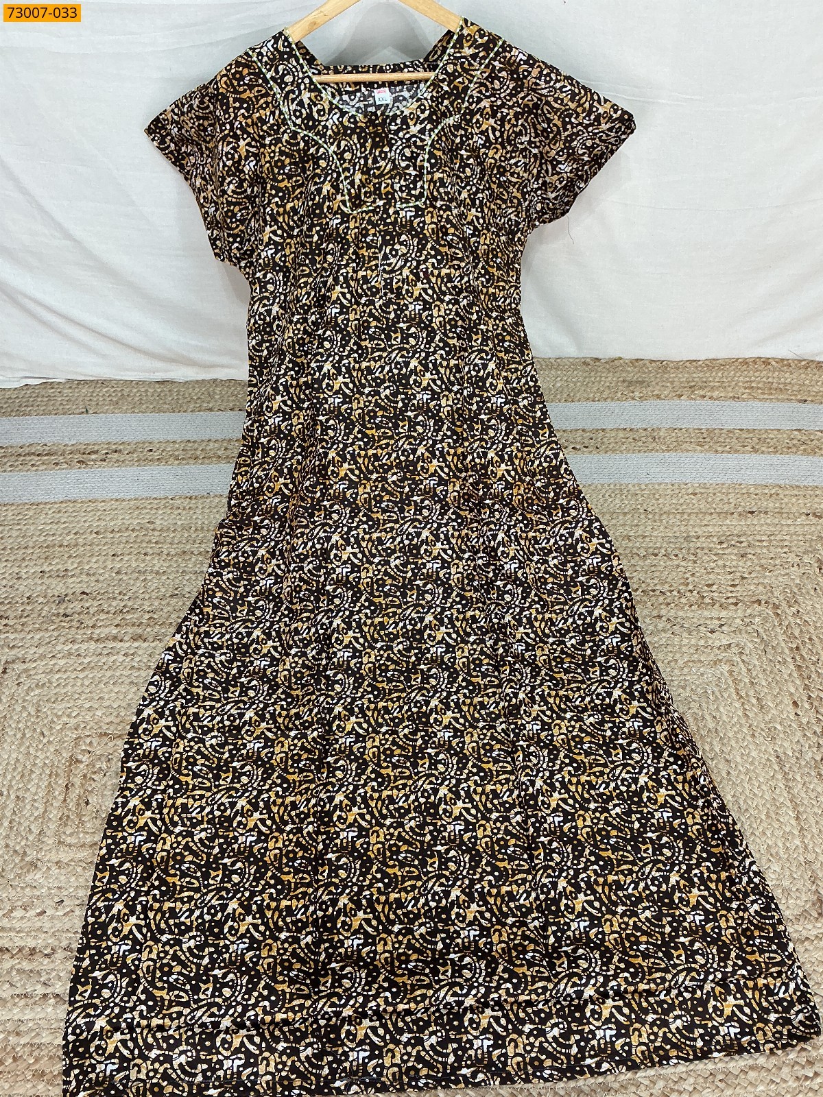 Cotton Printed Galaxy Nighty