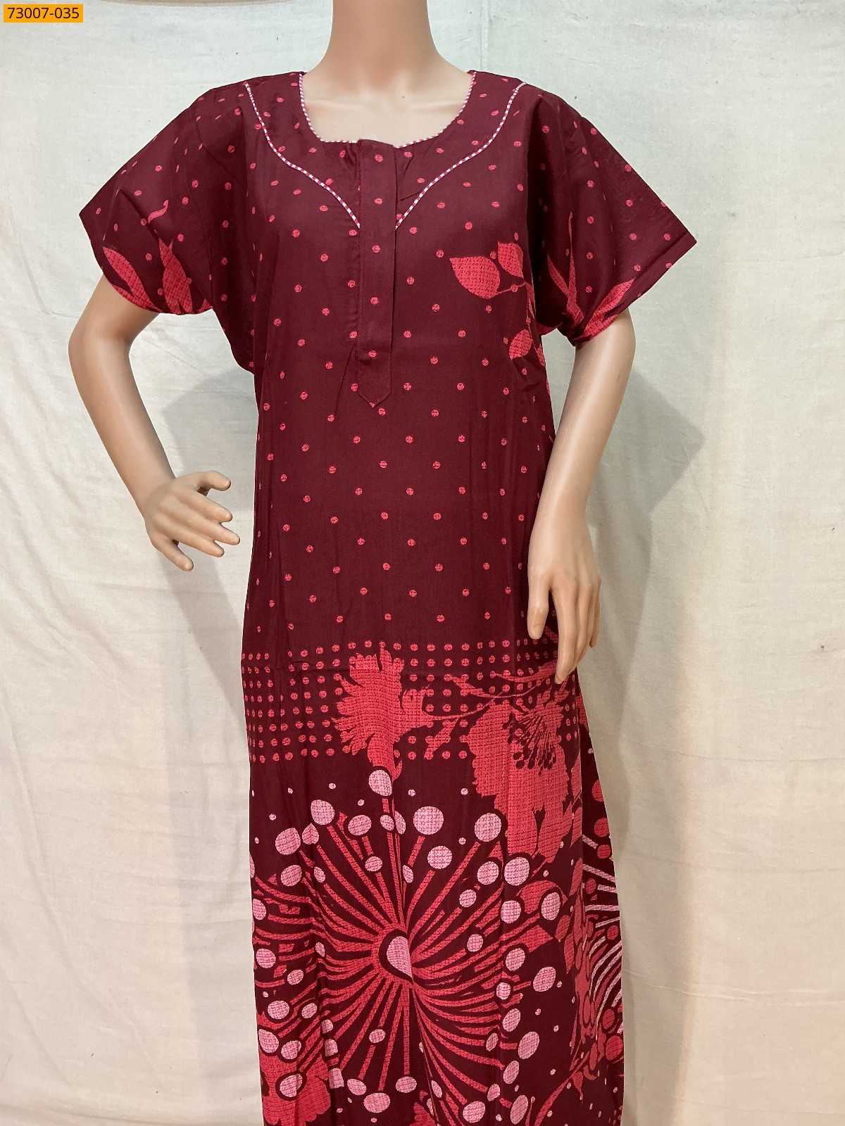 Cotton Printed Galaxy Nighty
