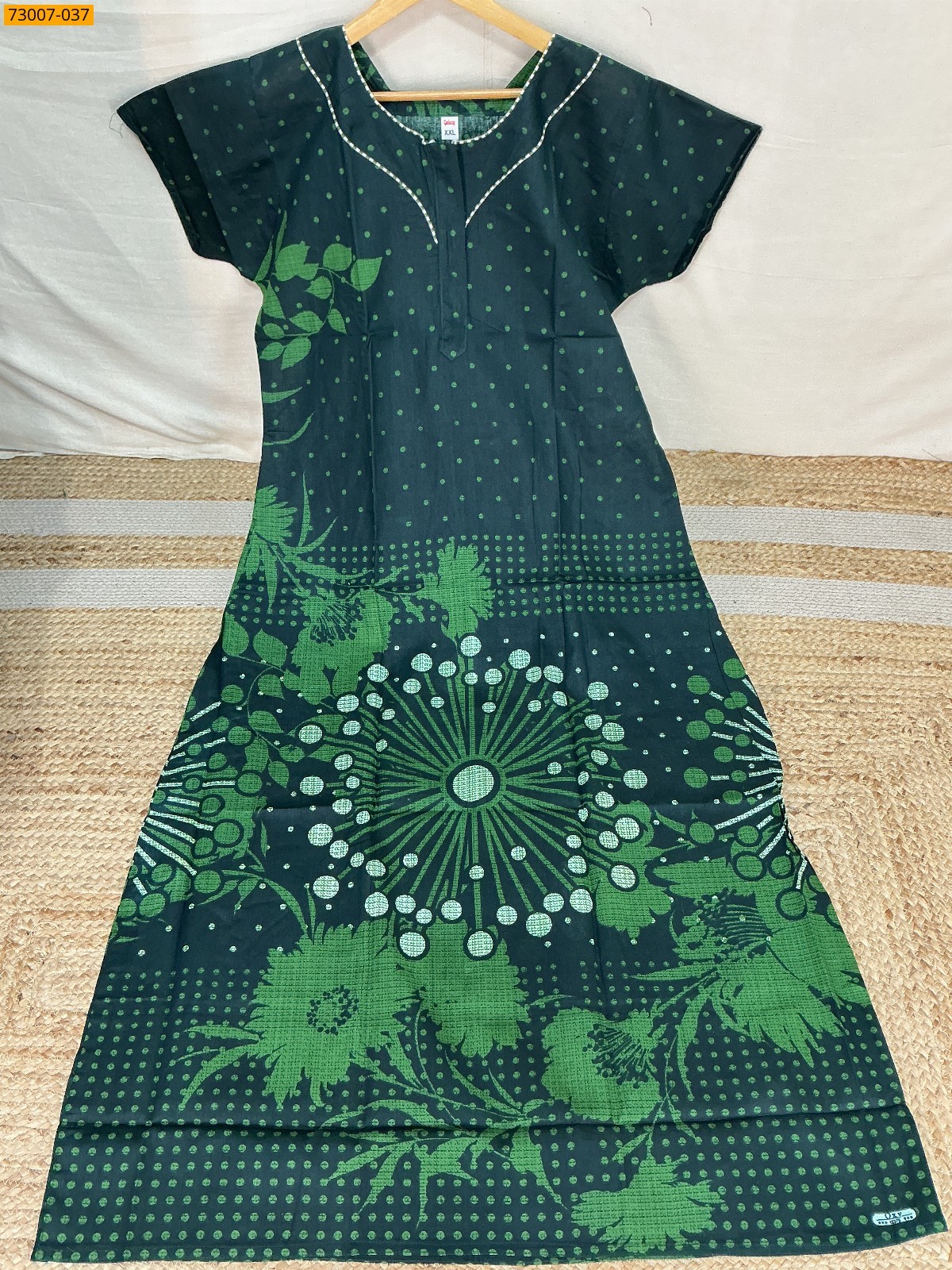 Cotton Printed Galaxy Nighty