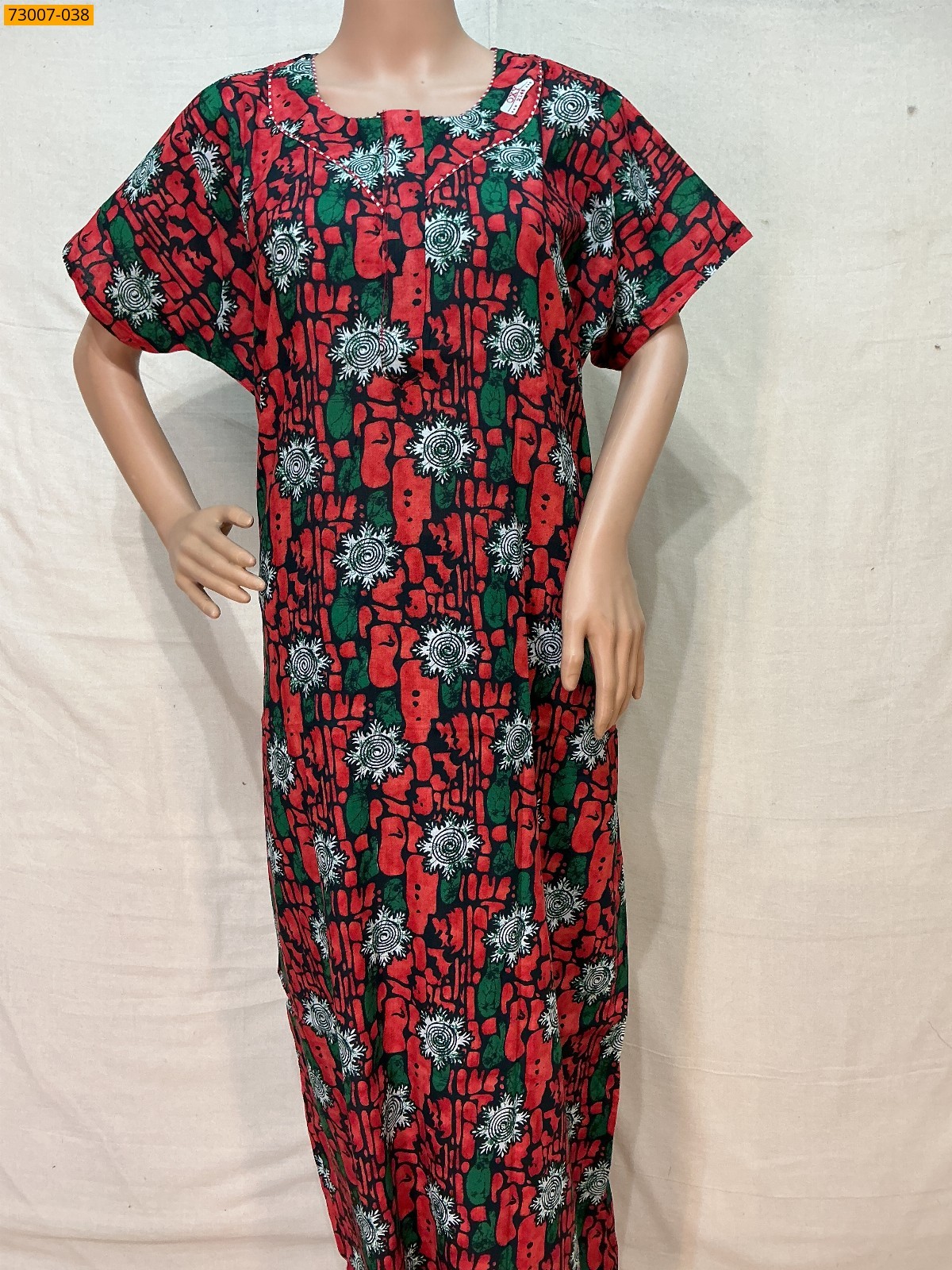 Cotton Printed Galaxy Nighty