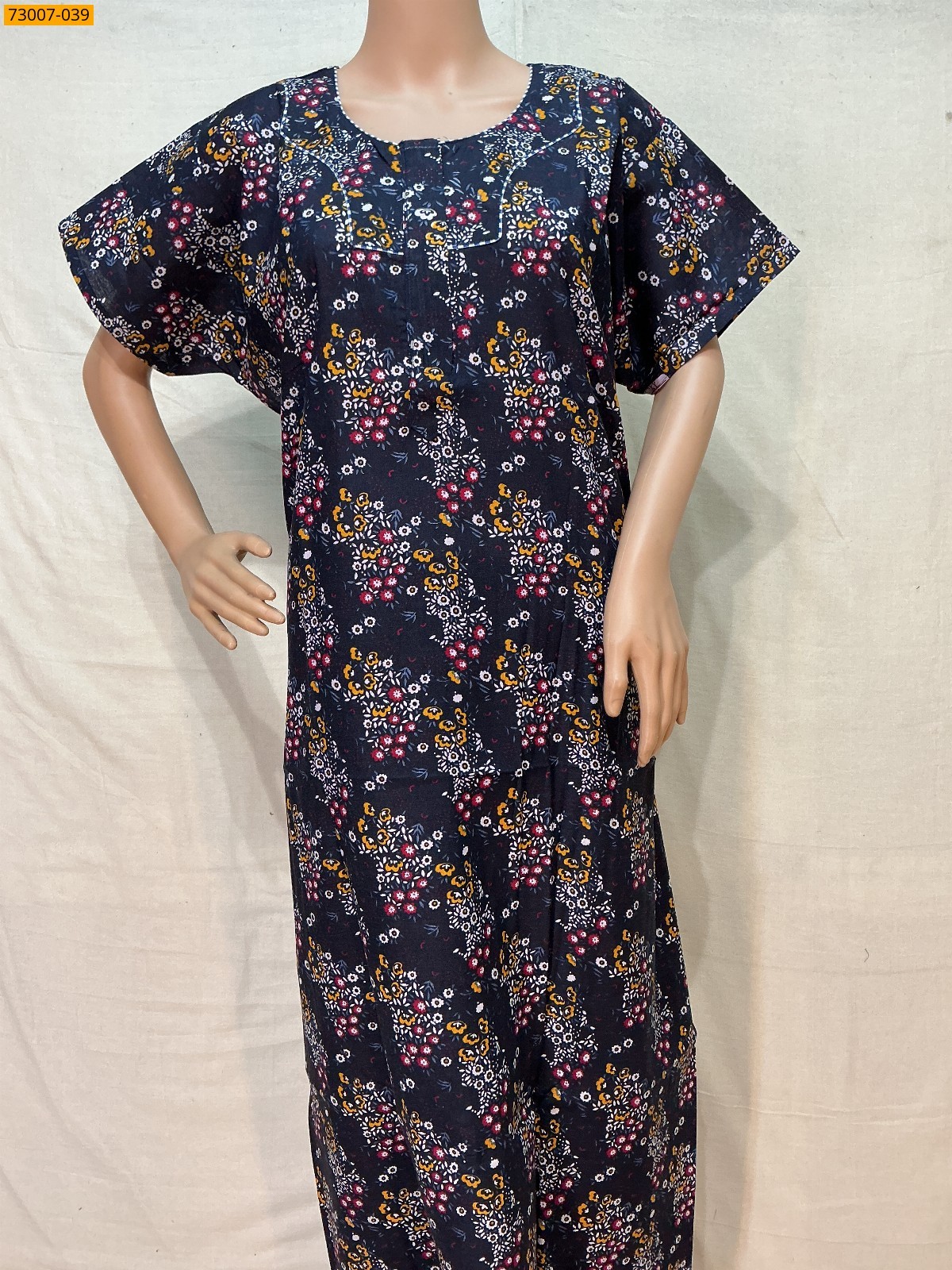 Cotton Printed Galaxy Nighty