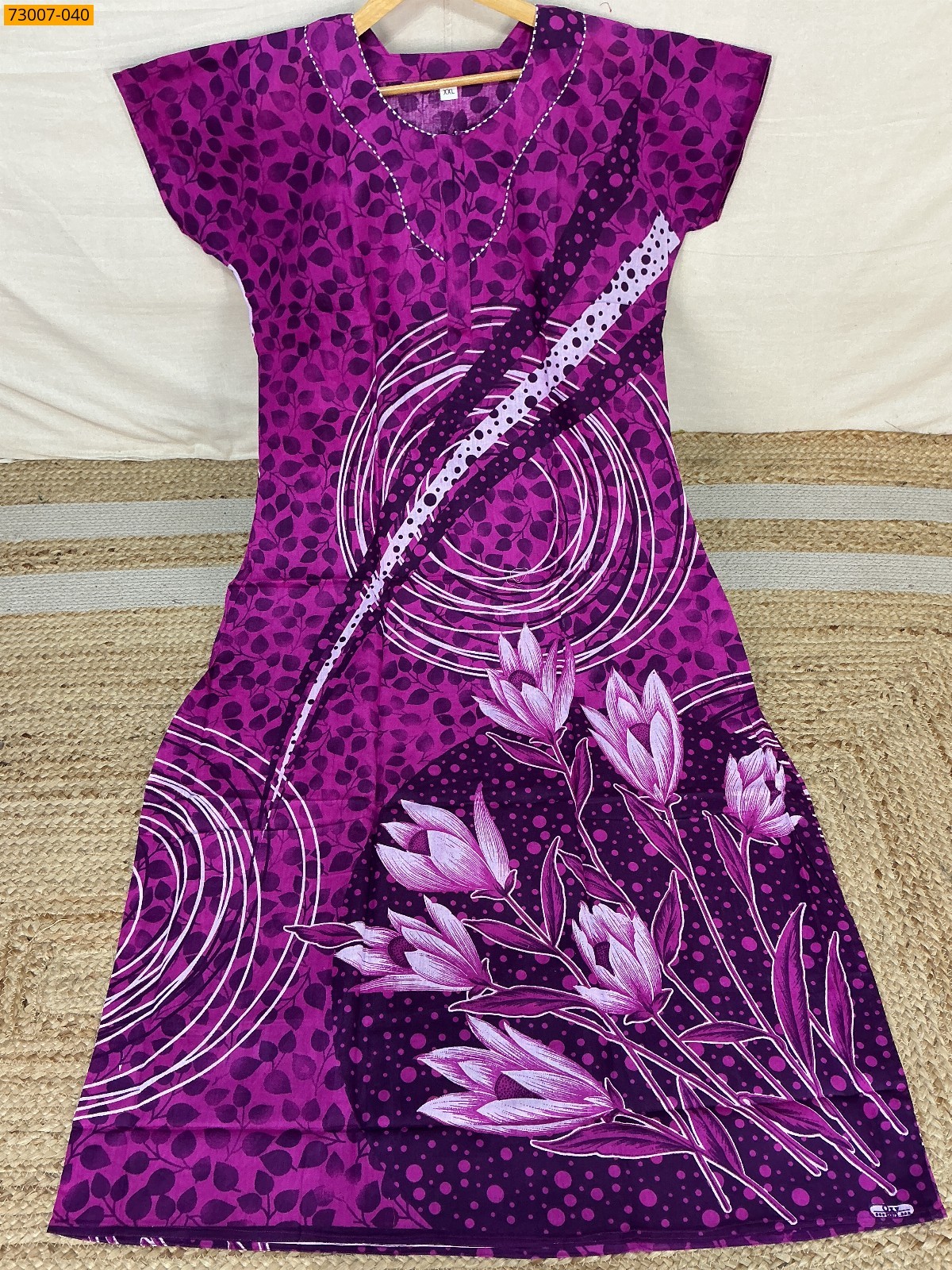 Cotton Printed Galaxy Nighty