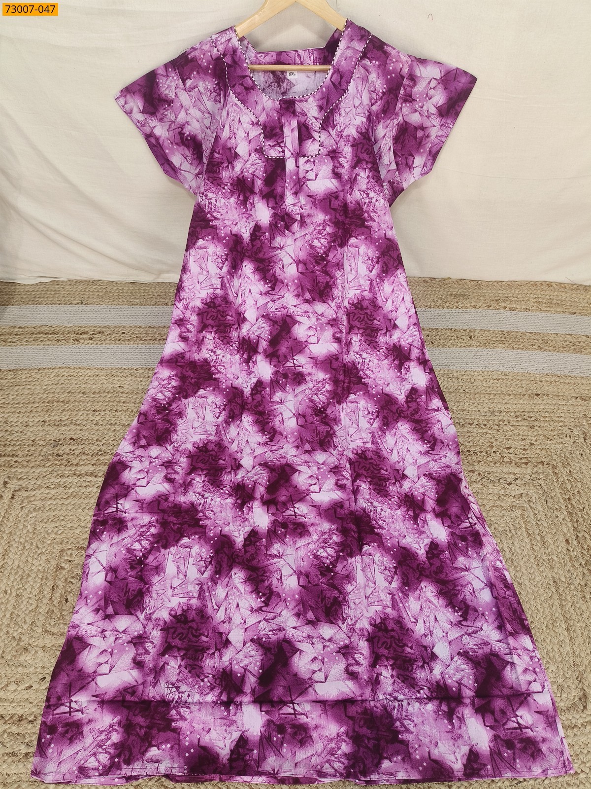 Cotton Printed Galaxy Nighty