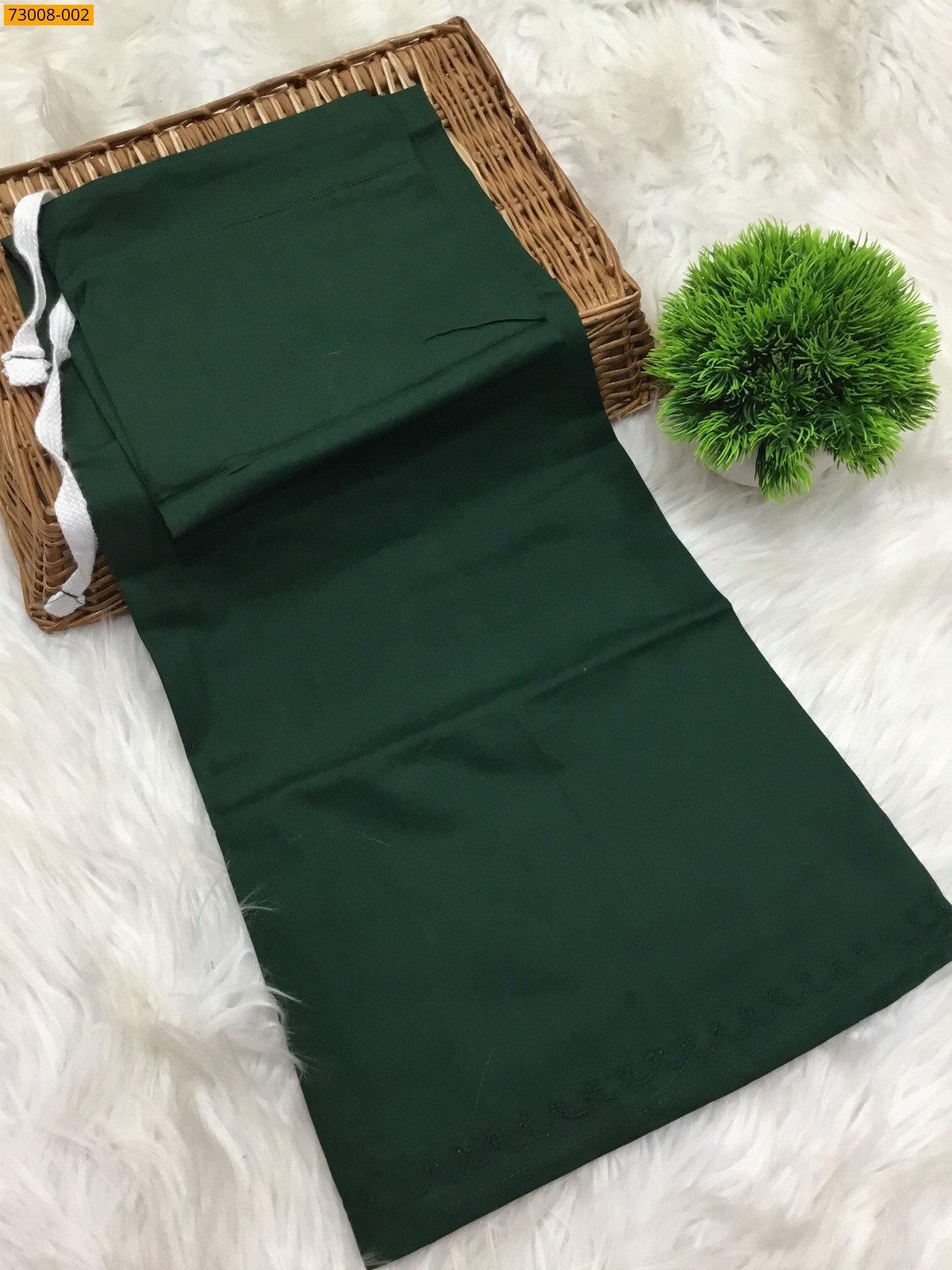 Green Hansa cotton inskirt- 7 part