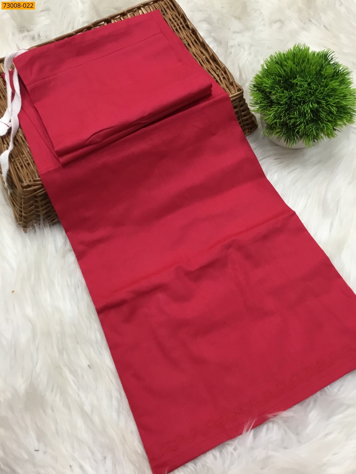 Pink Hansa cotton inskirt- 7 part