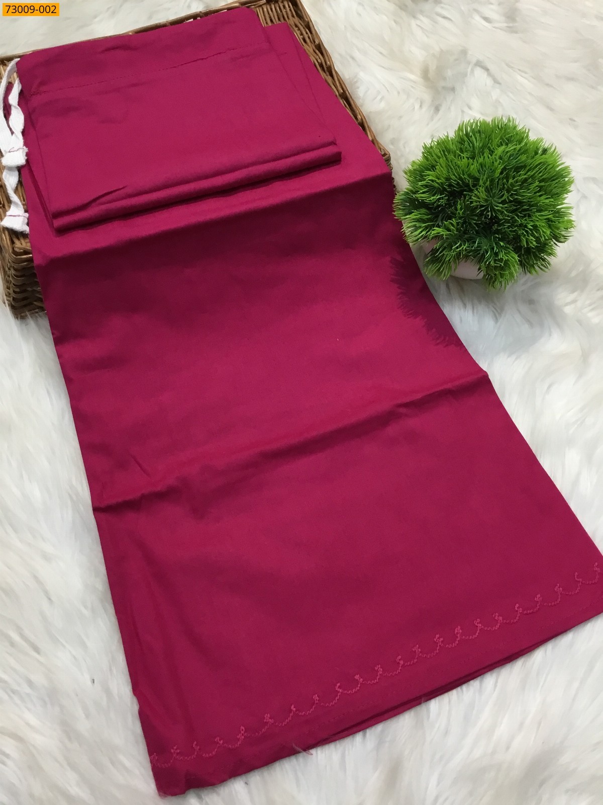 Pink Hansa cotton inskirt- 8 part