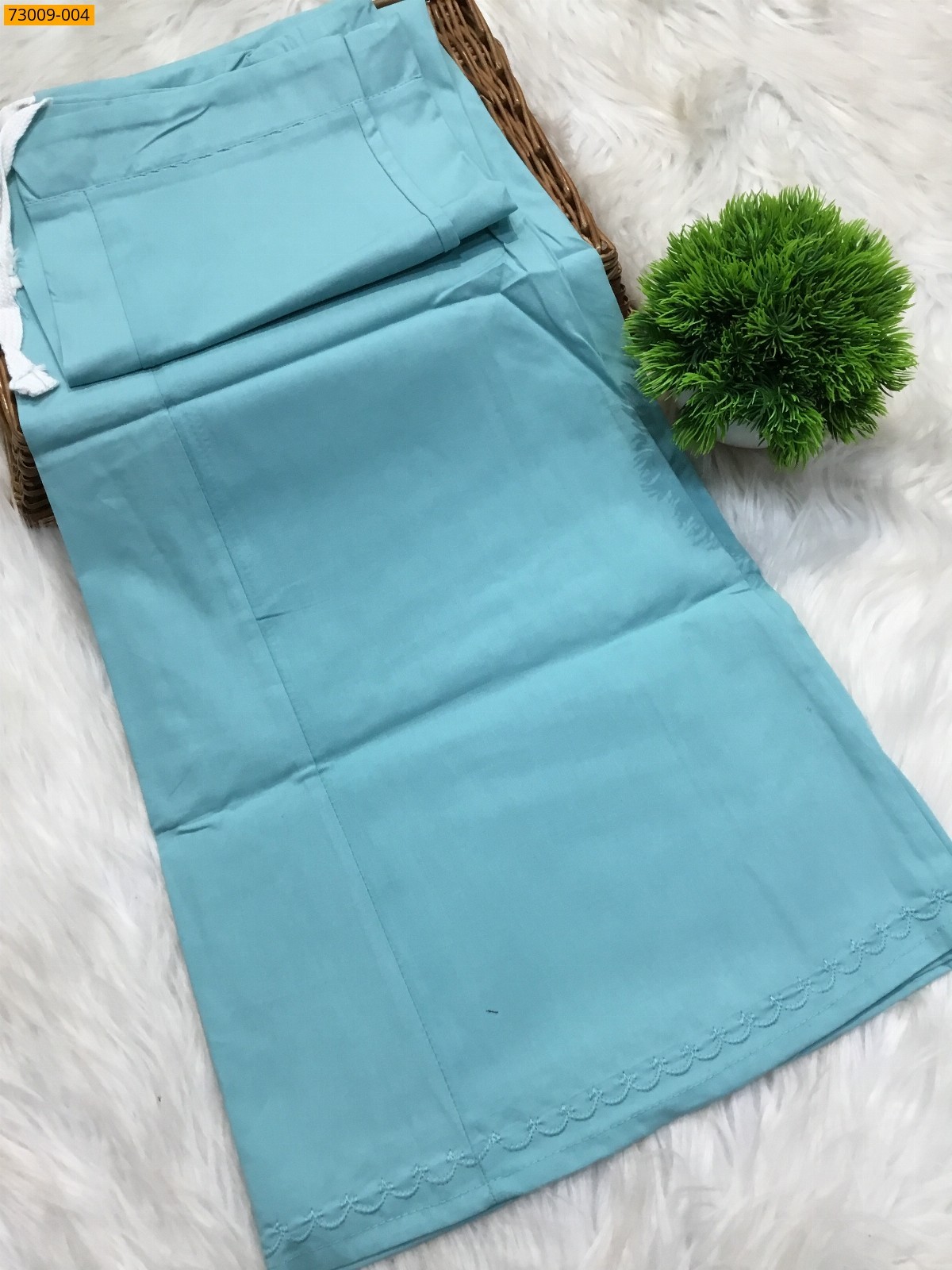 Blue Hansa cotton inskirt- 8 part