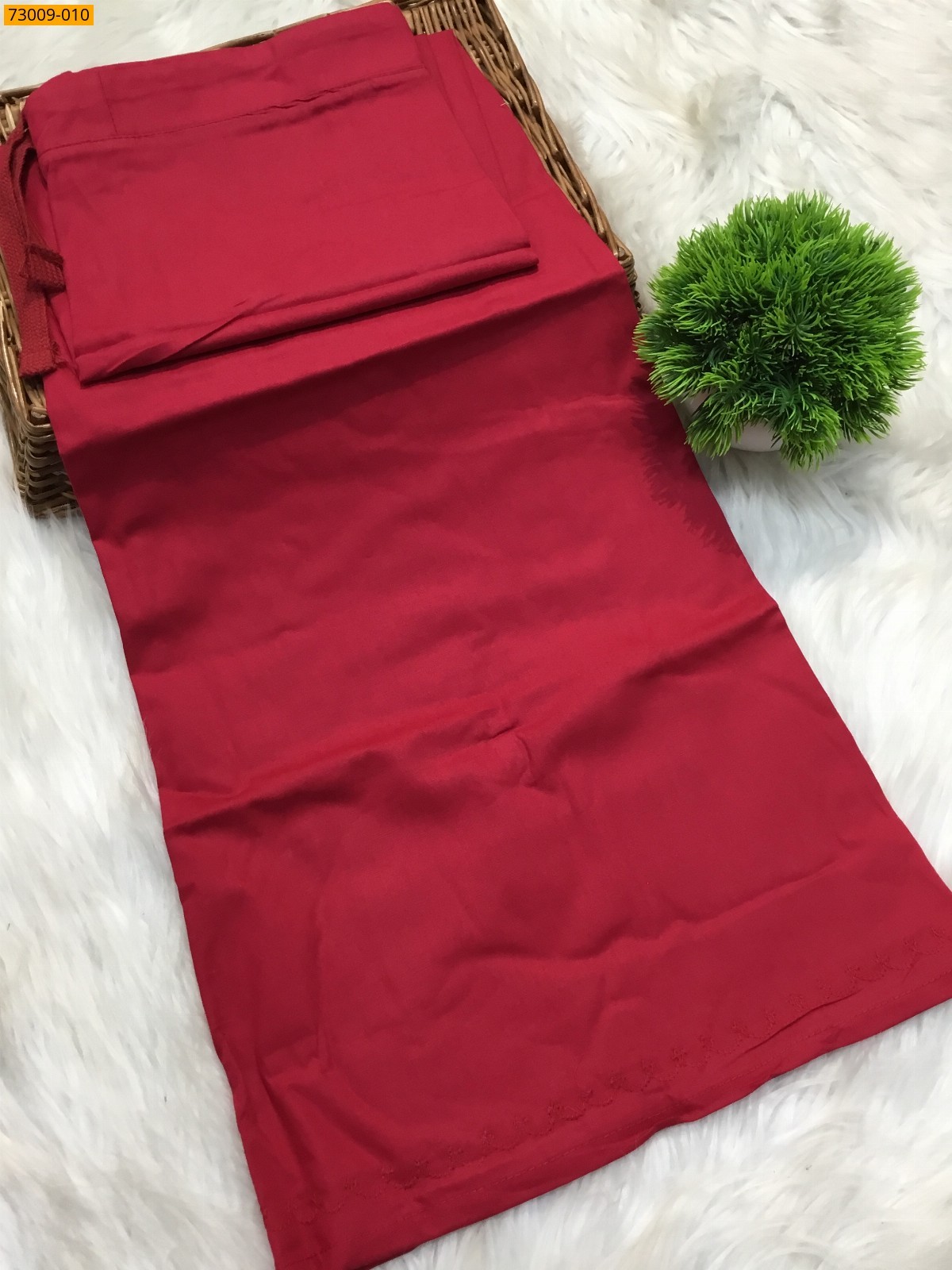 Pink Hansa cotton inskirt- 8 part