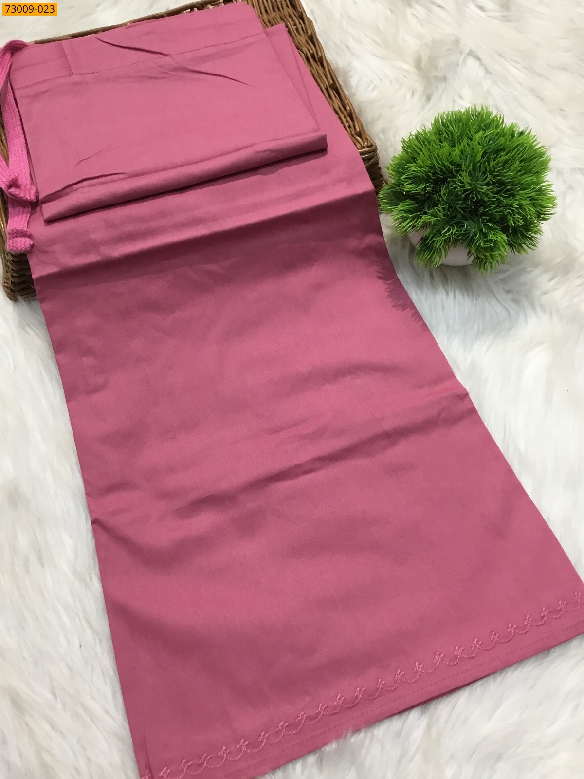 Magenta Hansa cotton inskirt- 8 part
