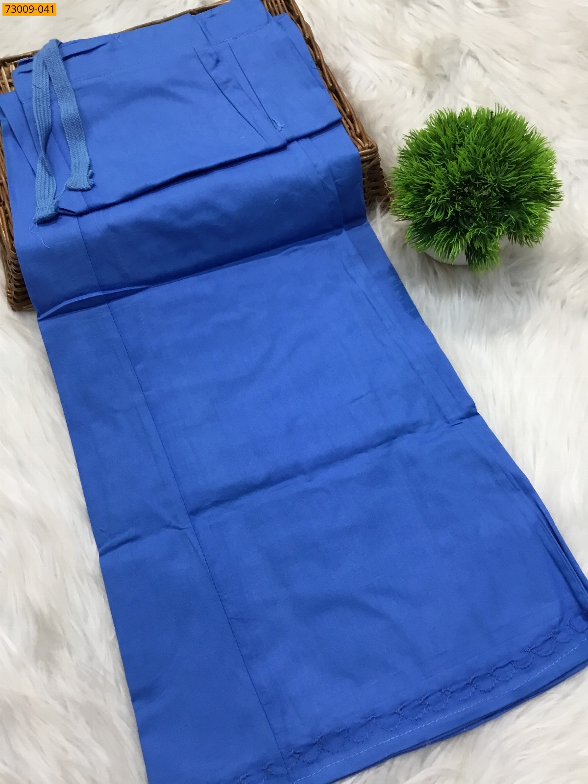 Blue Hansa cotton inskirt- 8 part