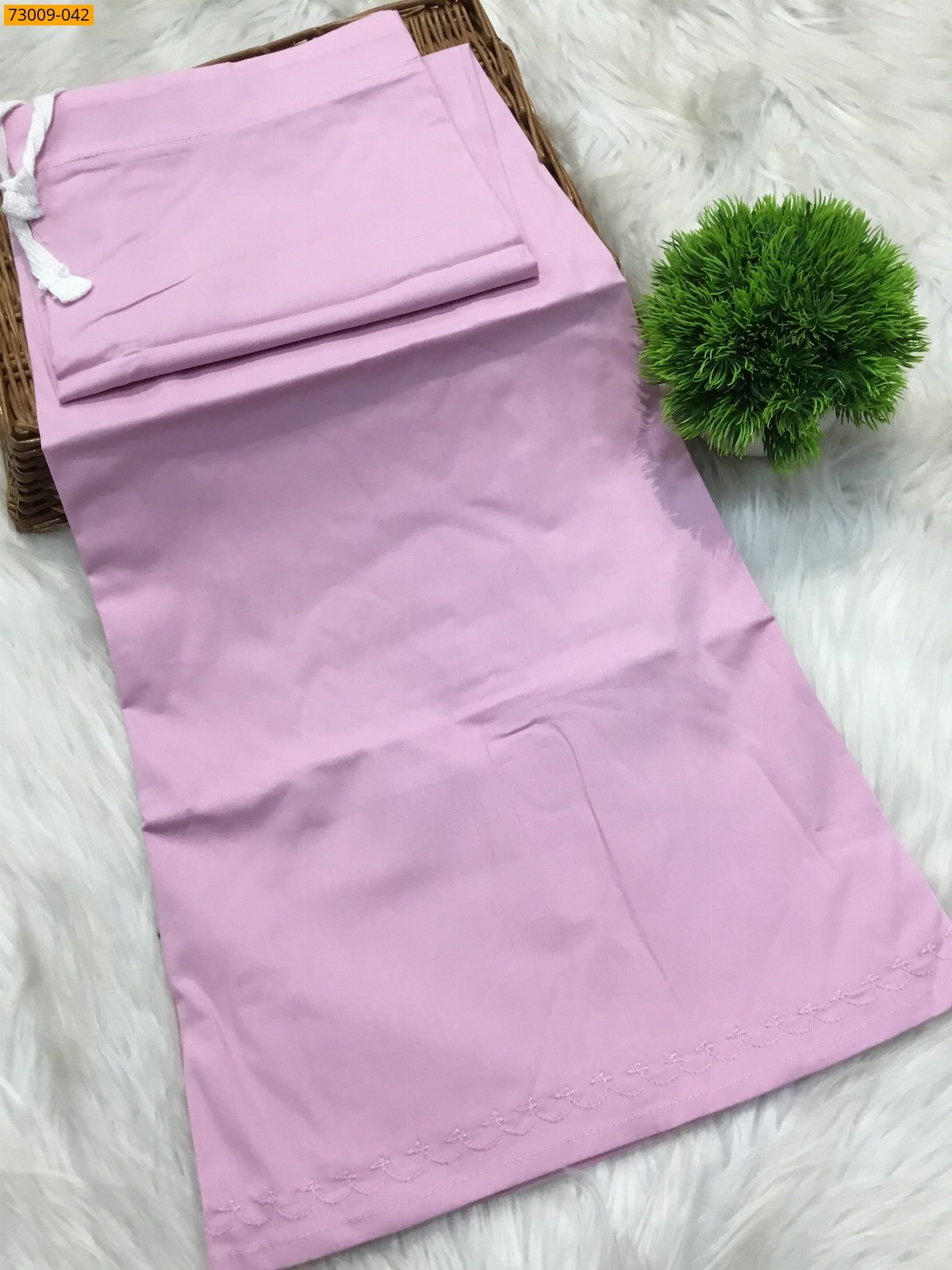 Light Pink Hansa cotton inskirt- 8 part