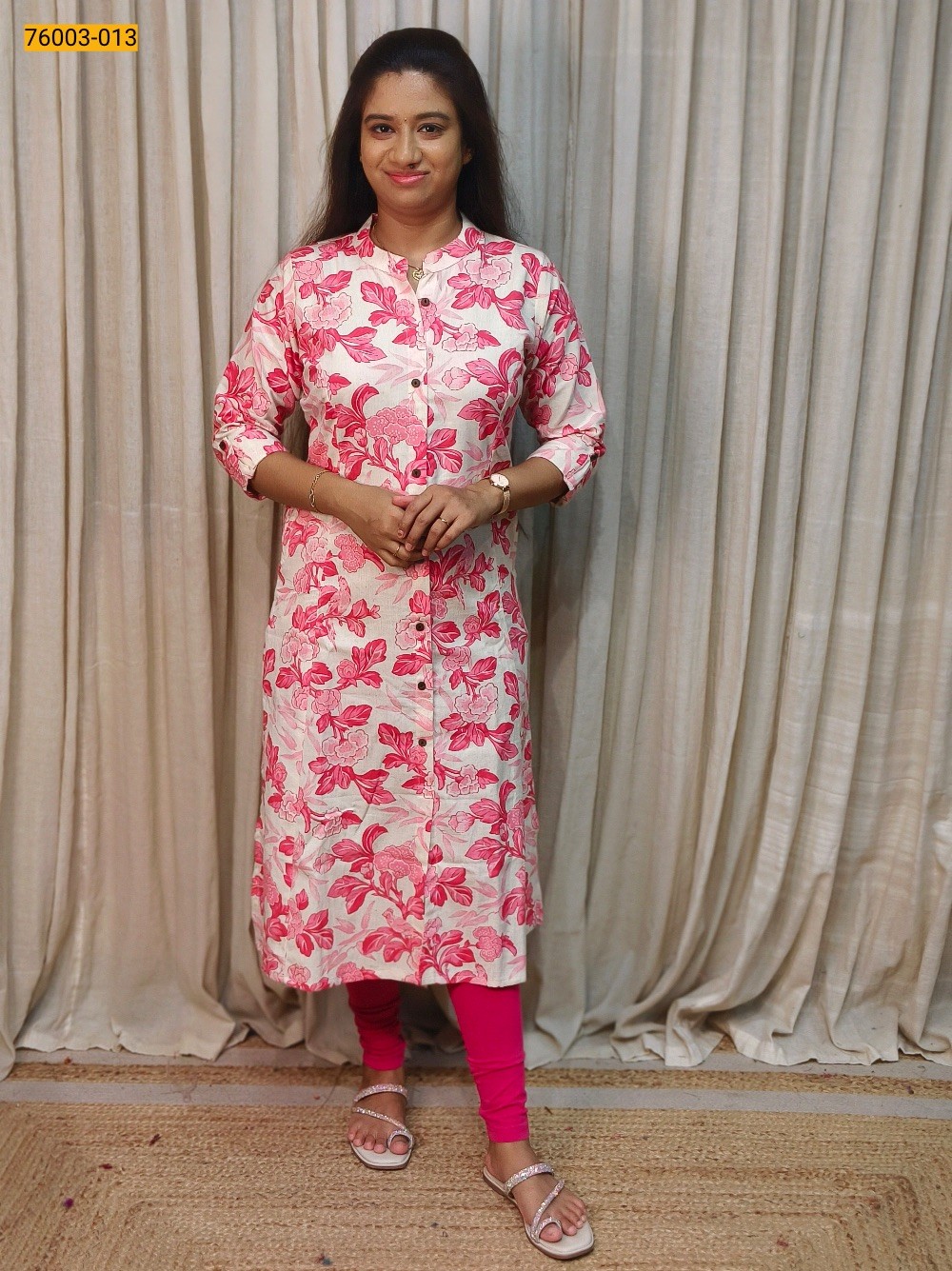 Pink Organic Cotton Kurti