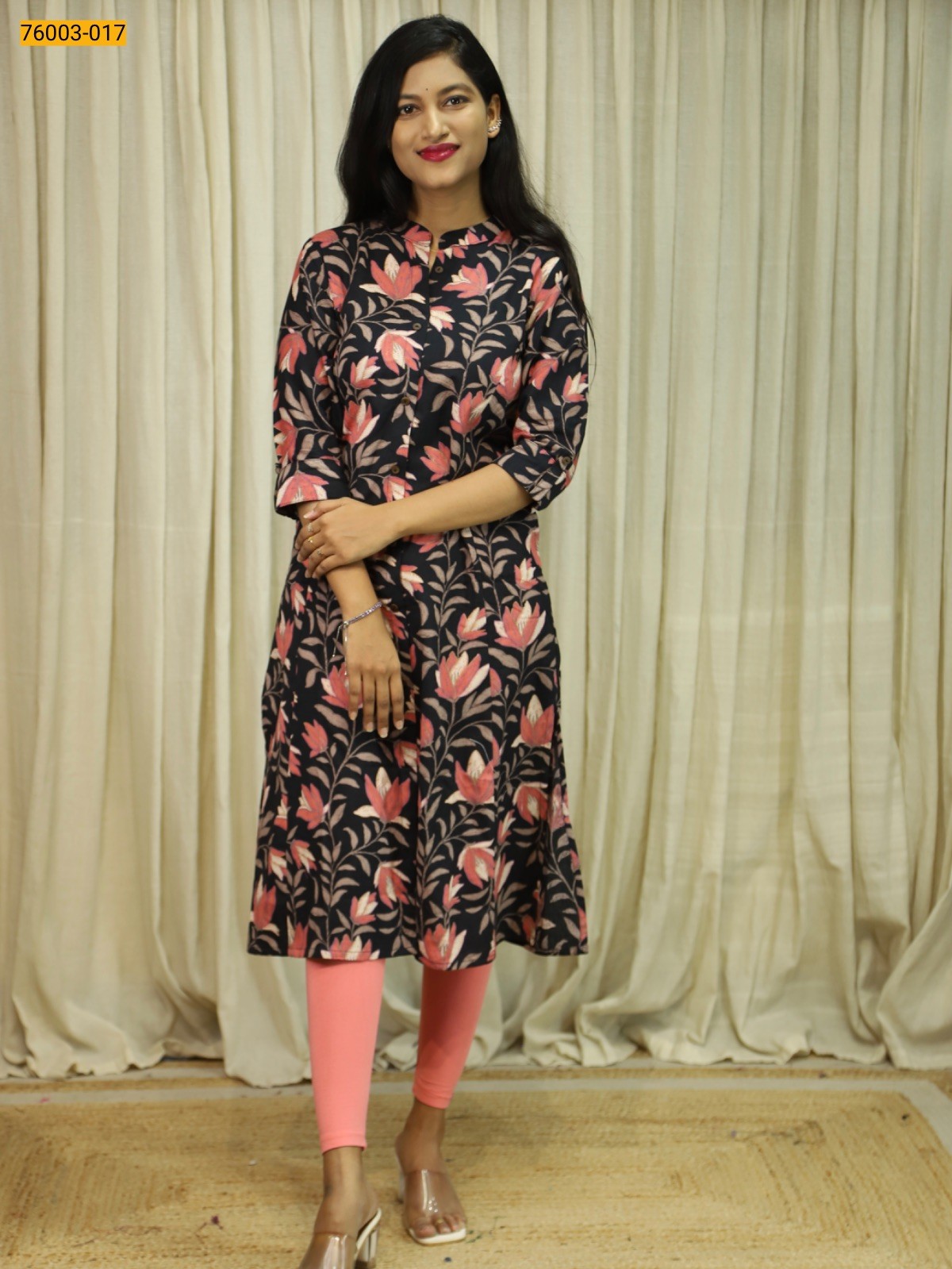 Black Organic Cotton Kurti