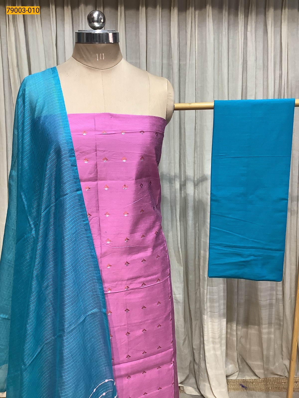 Rose Handloom Chudithar Material