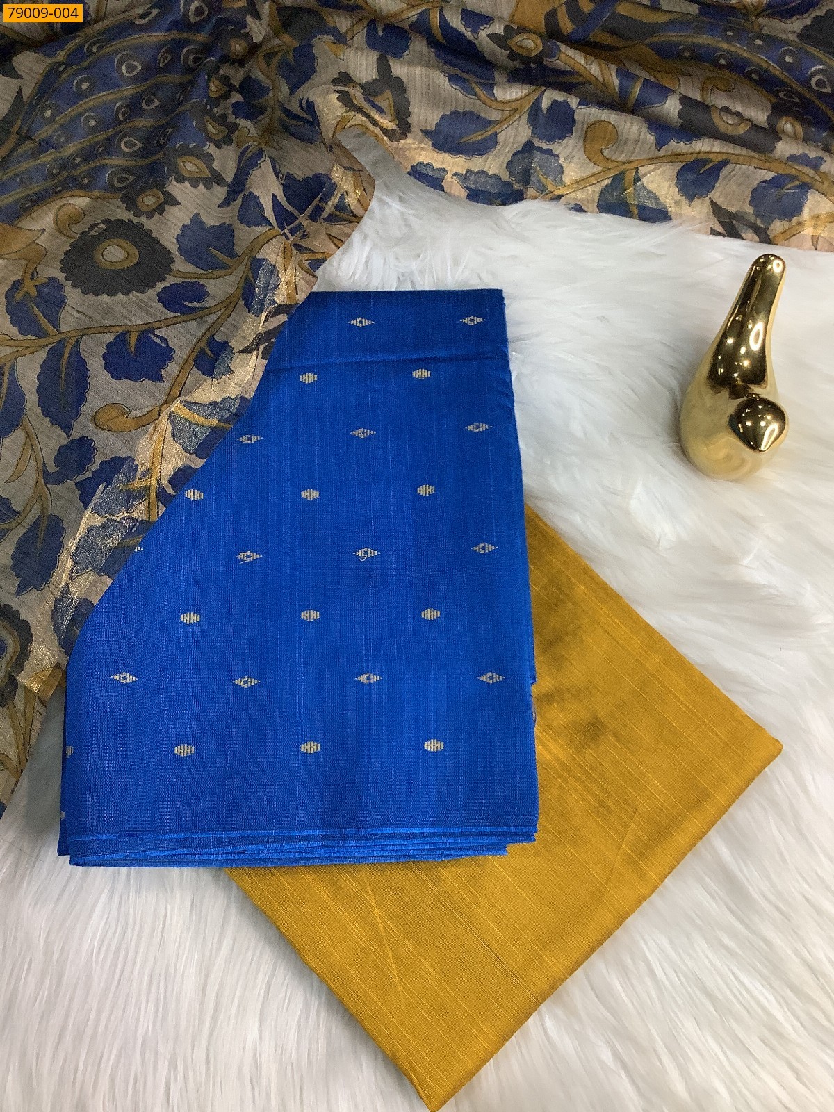 Royal Blue Mix and Match Chudithar Material