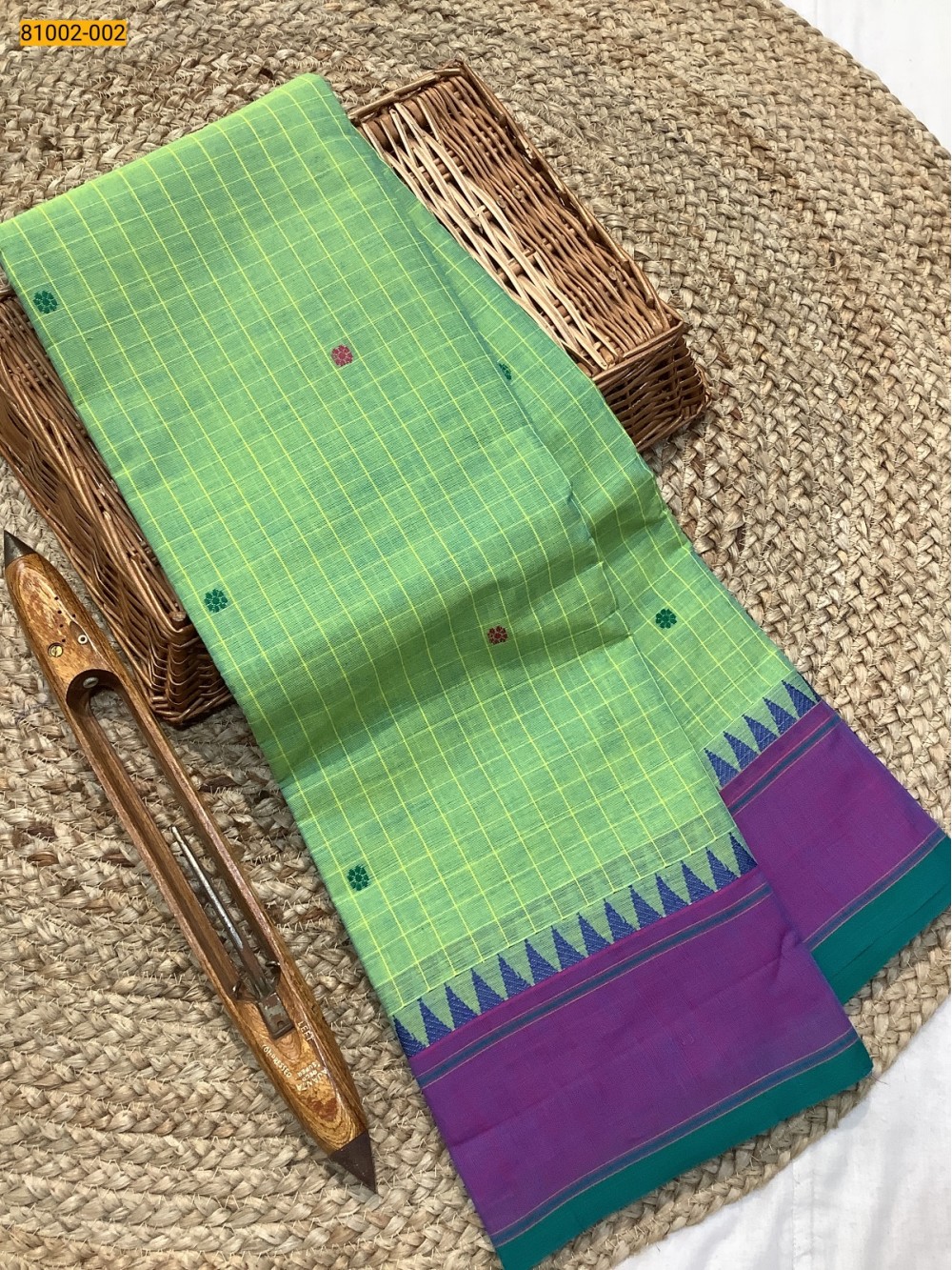 Green Kanchi Cotton Saree