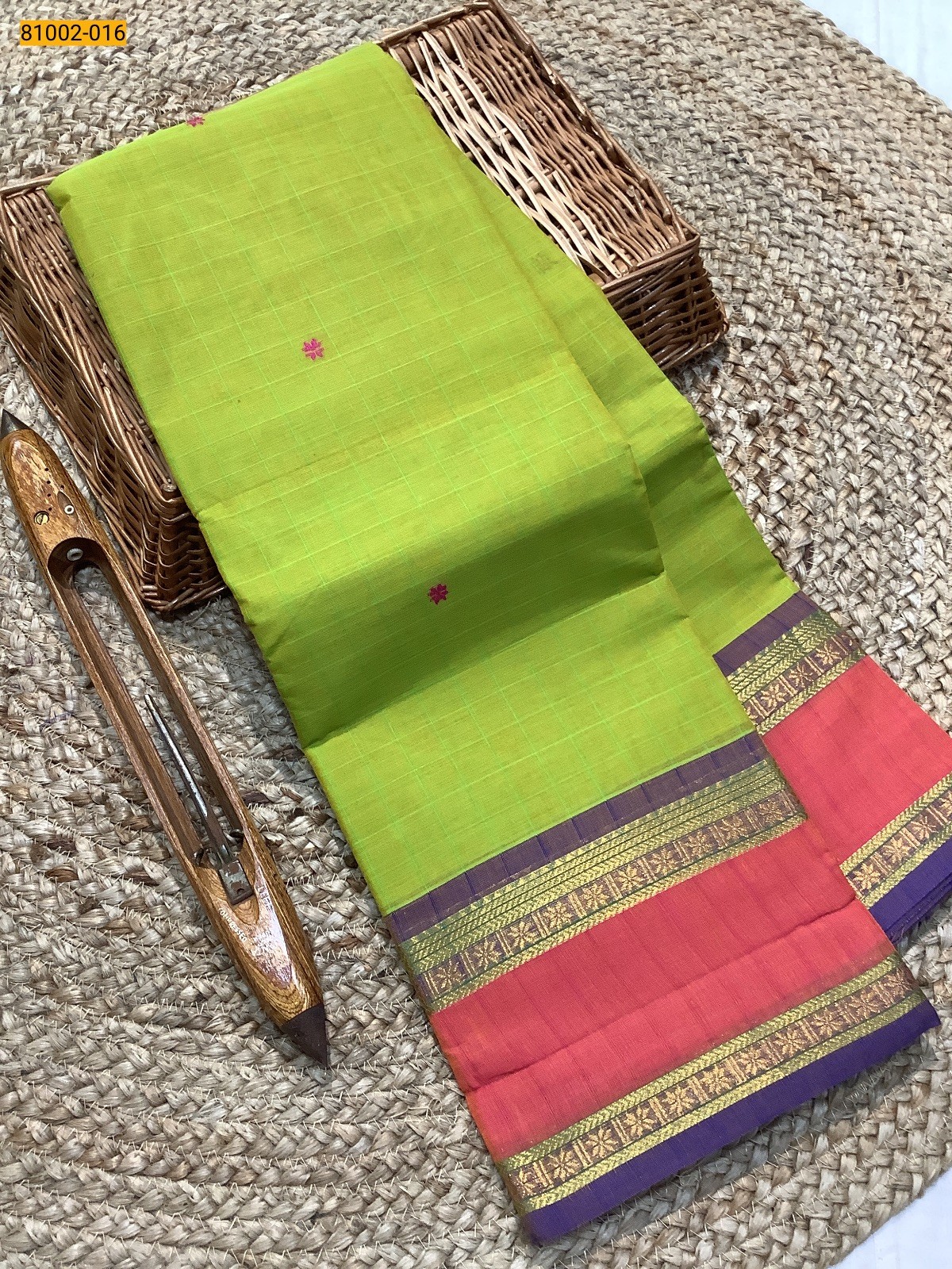 Green Kanchi Cotton Saree