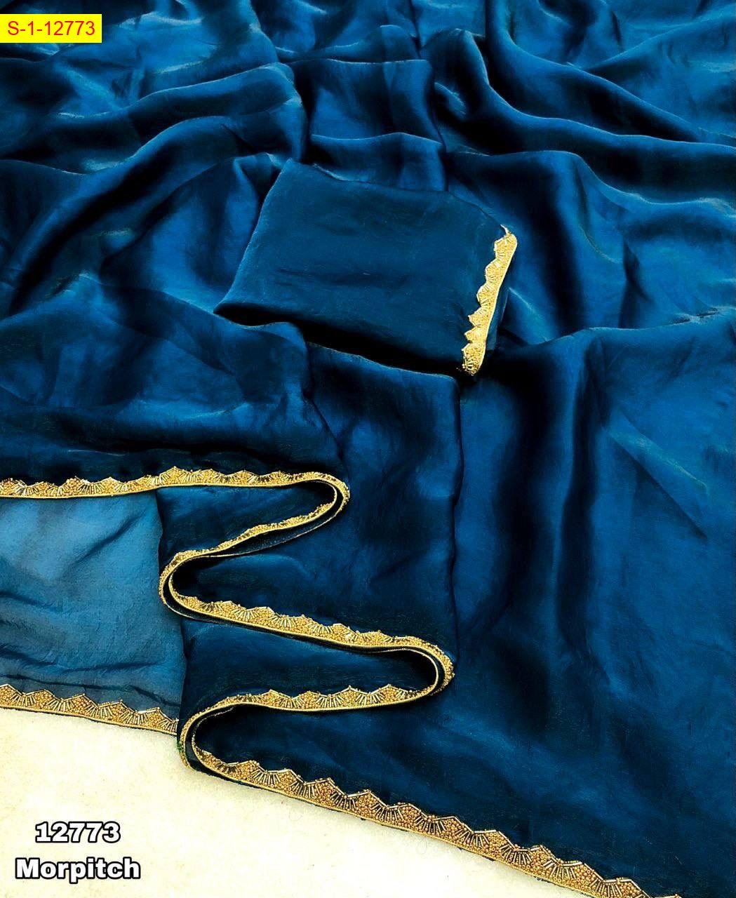 Morpitch Soft & smooth space silk sarees
