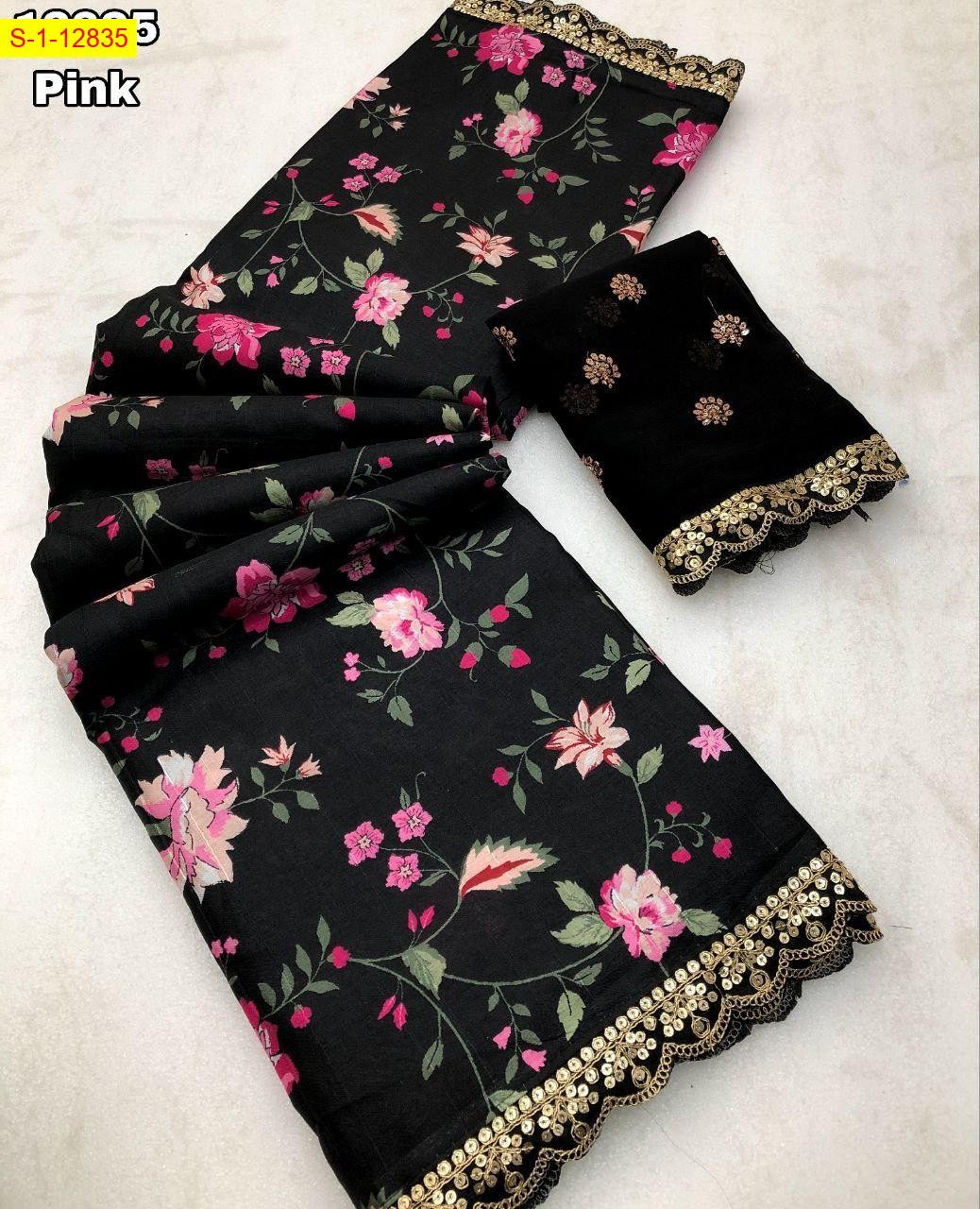Pink Fancy Tussar silk sarees