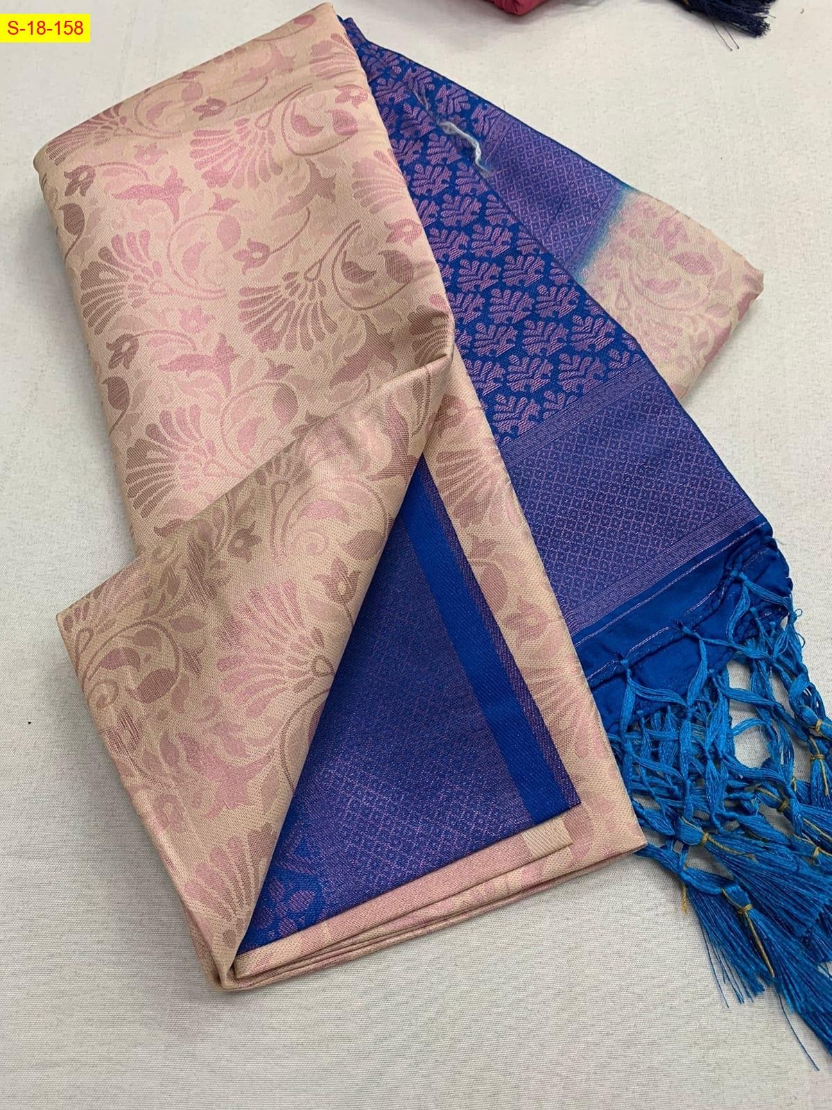 Off White Kubera pattu softy silk sarees