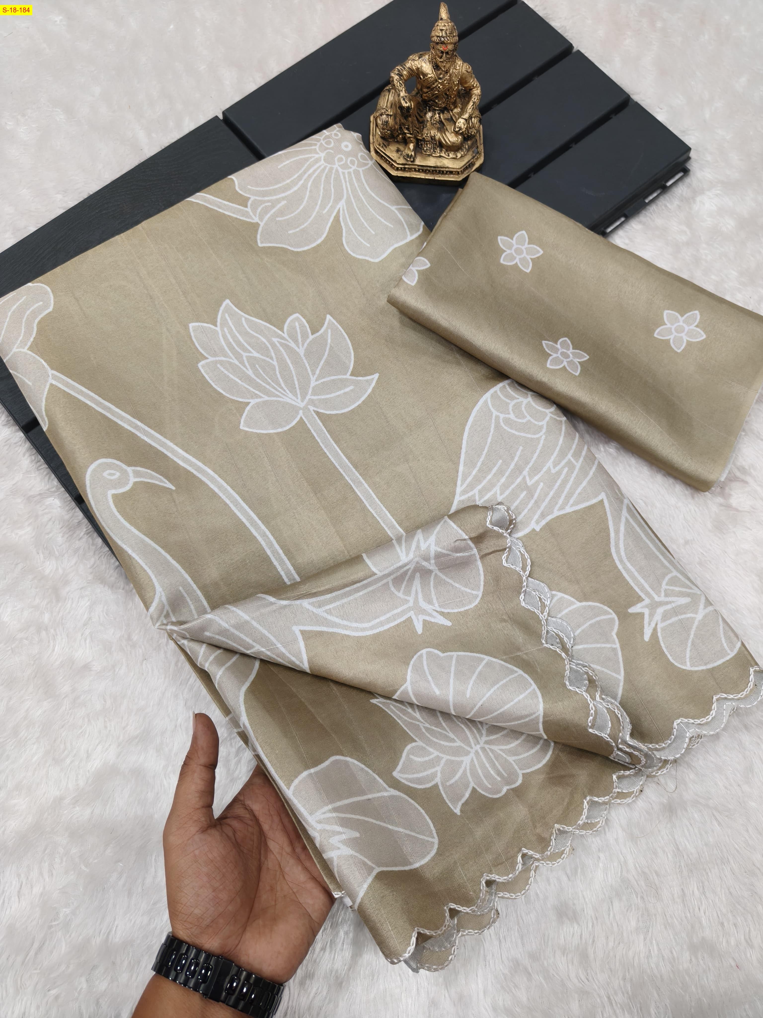 Grey Fancy tussar silk sarees