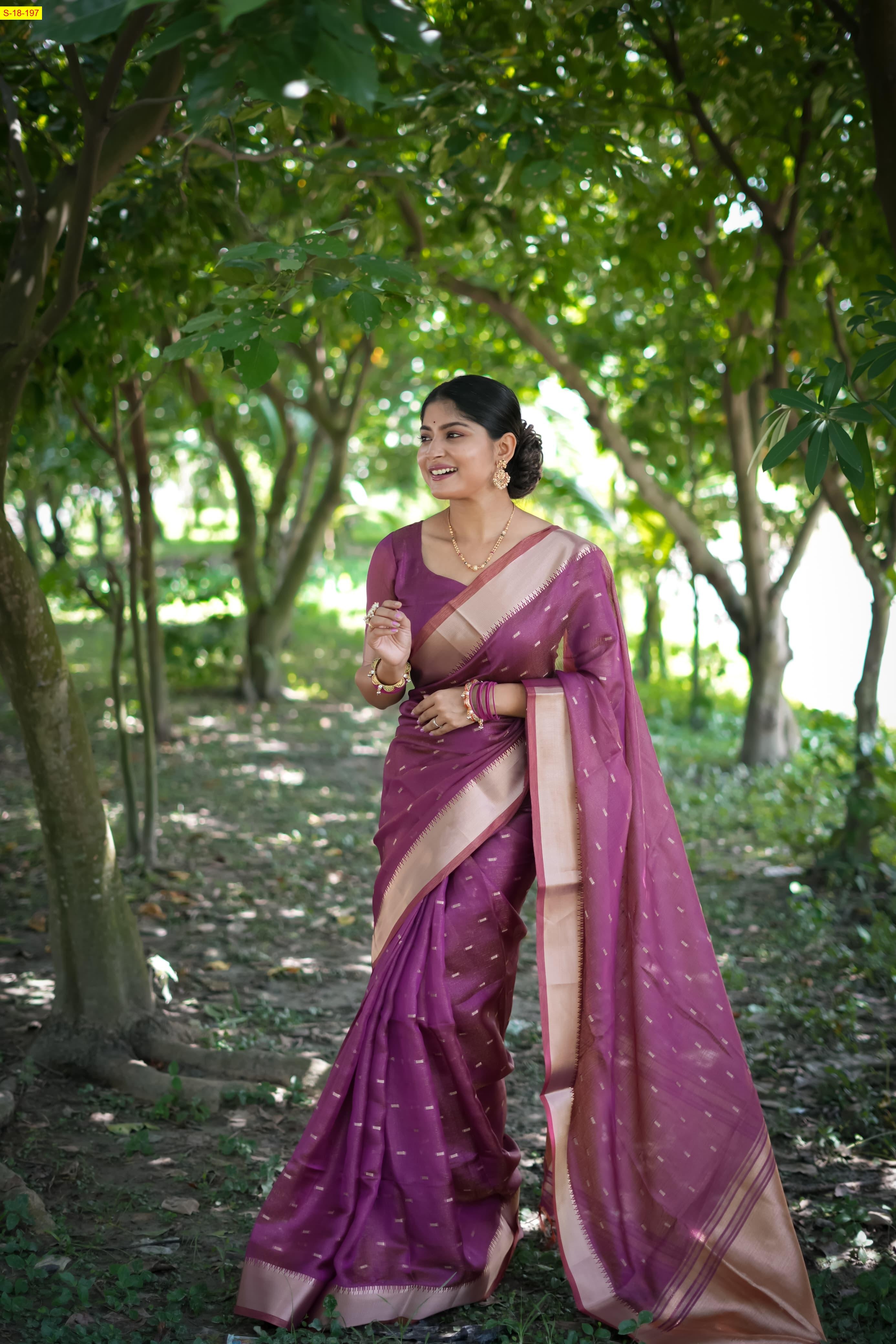 Pink Fancy kalyani silk sarees