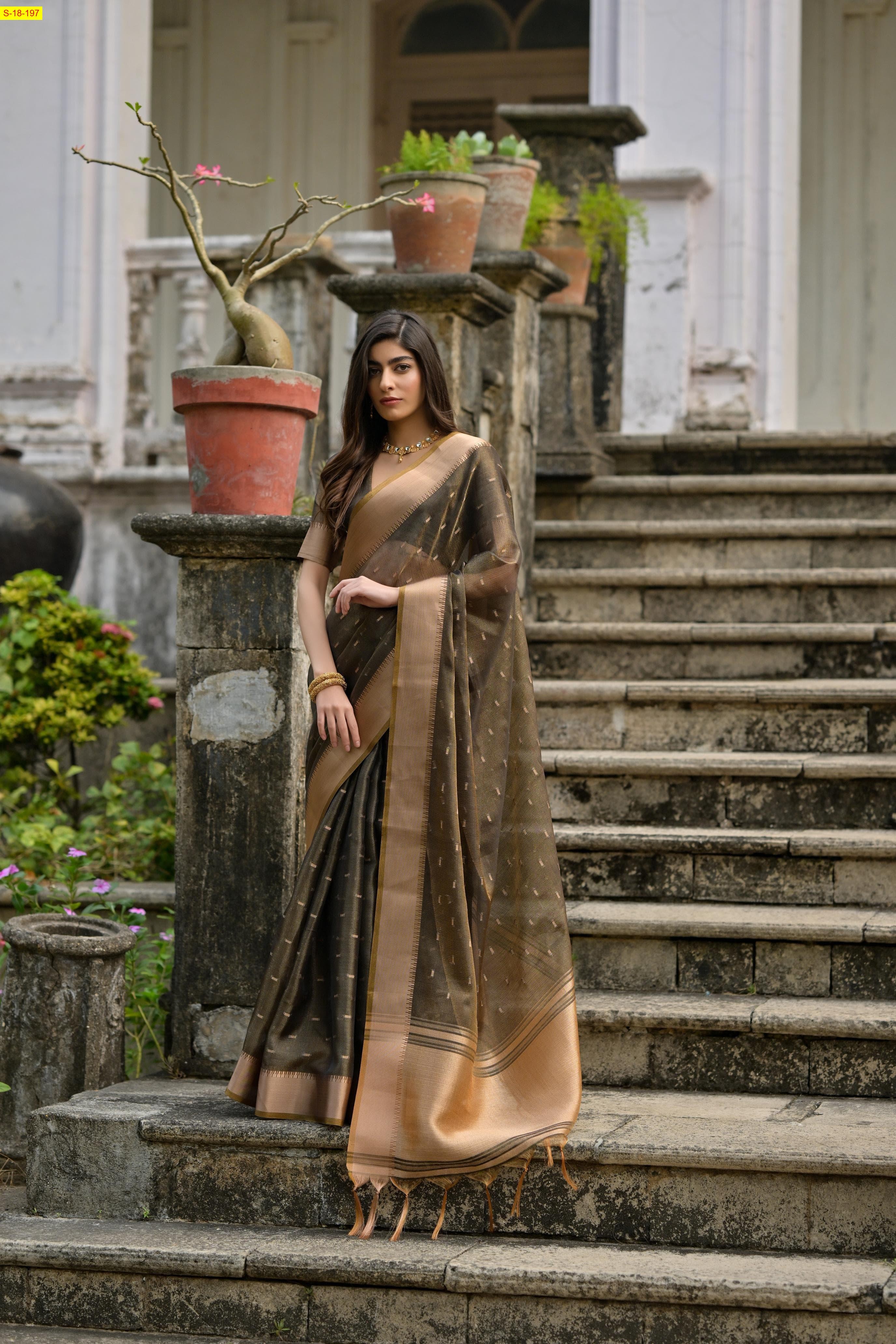 Green Fancy kalyani silk sarees