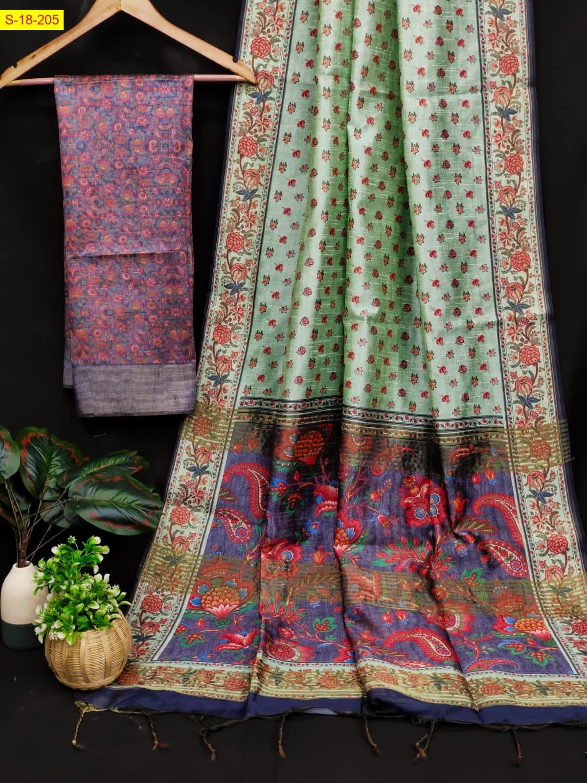 Green FancyTussar silk sarees