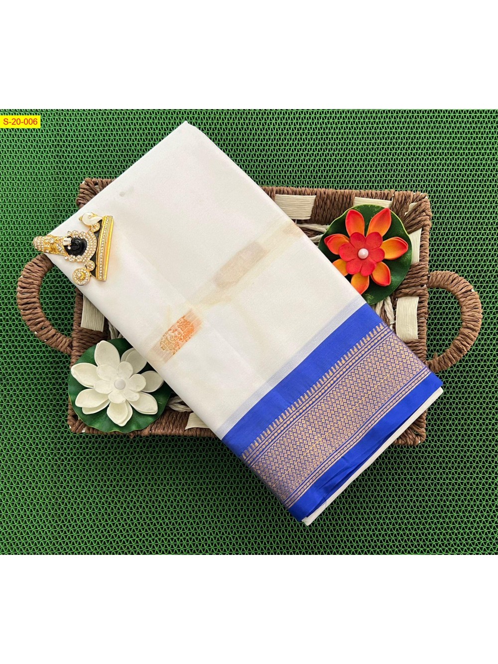 Silk mercerized cotton sarees