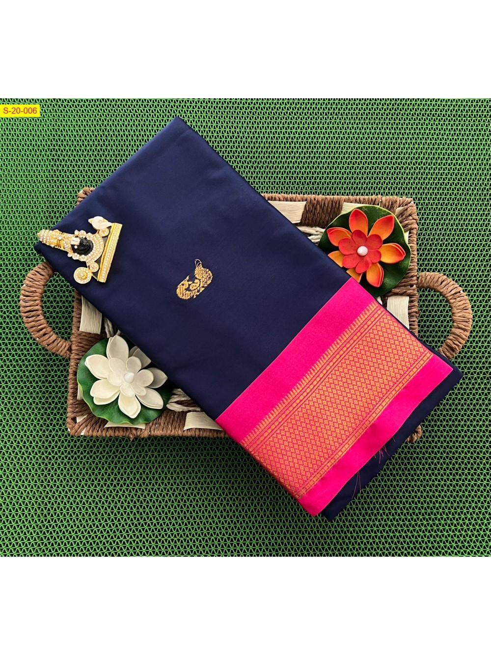 Silk mercerized cotton sarees