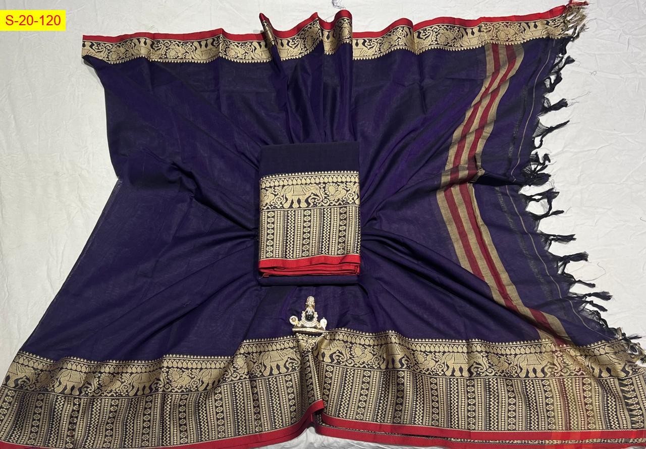 Violet Narayanpet cotton dress material