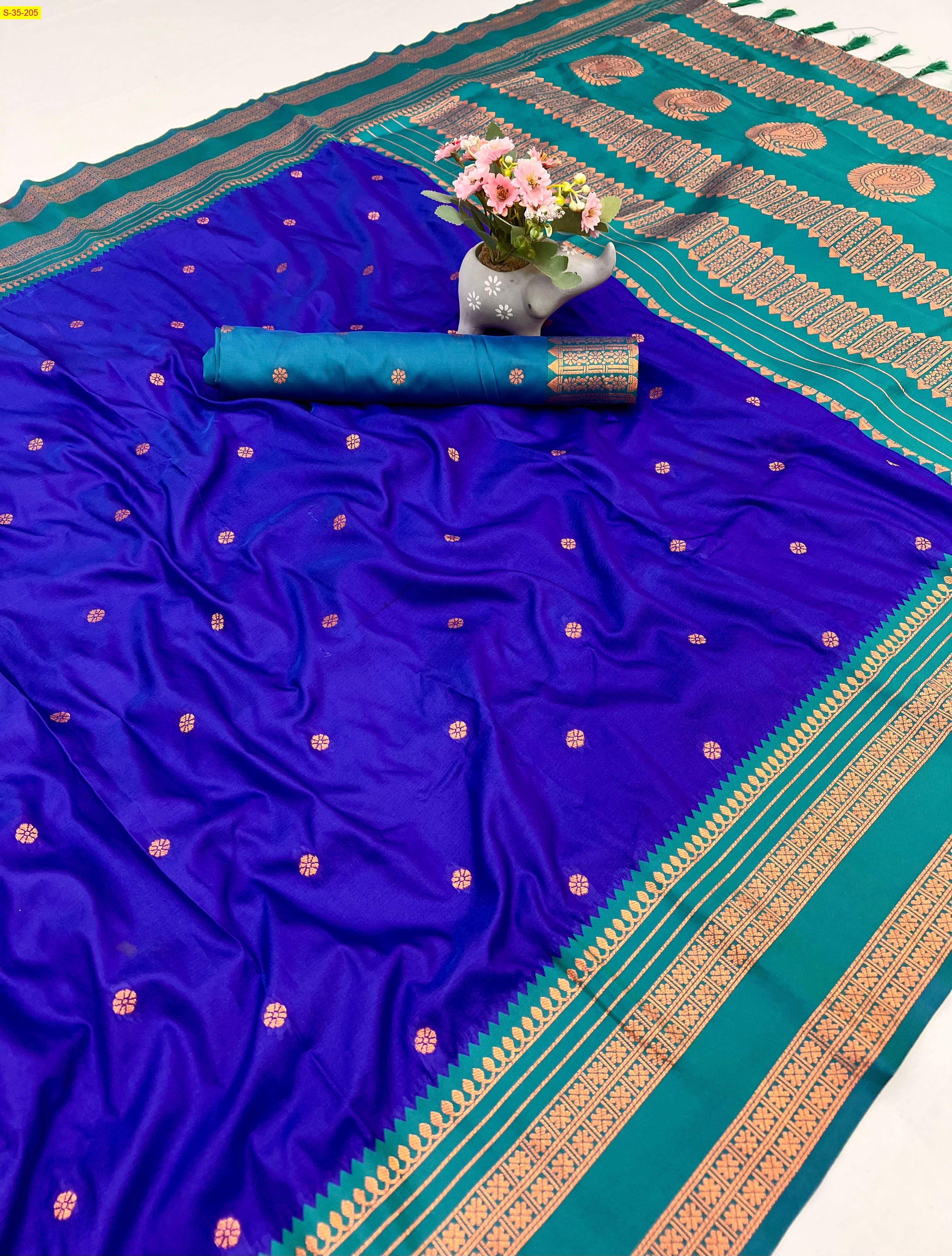 Dark Soft fancy silk sarees