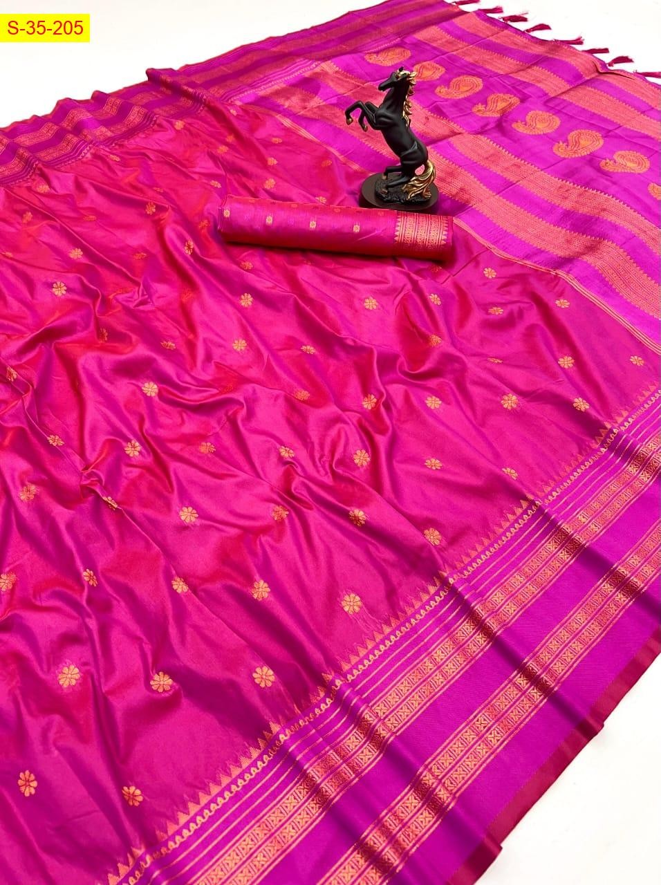 Light Pink Soft fancy silk sarees