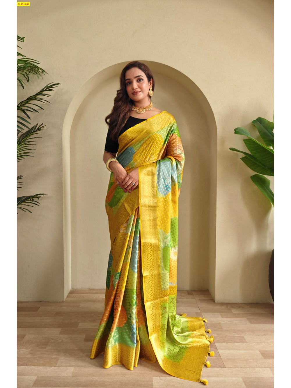 Premium georgette multi saree
