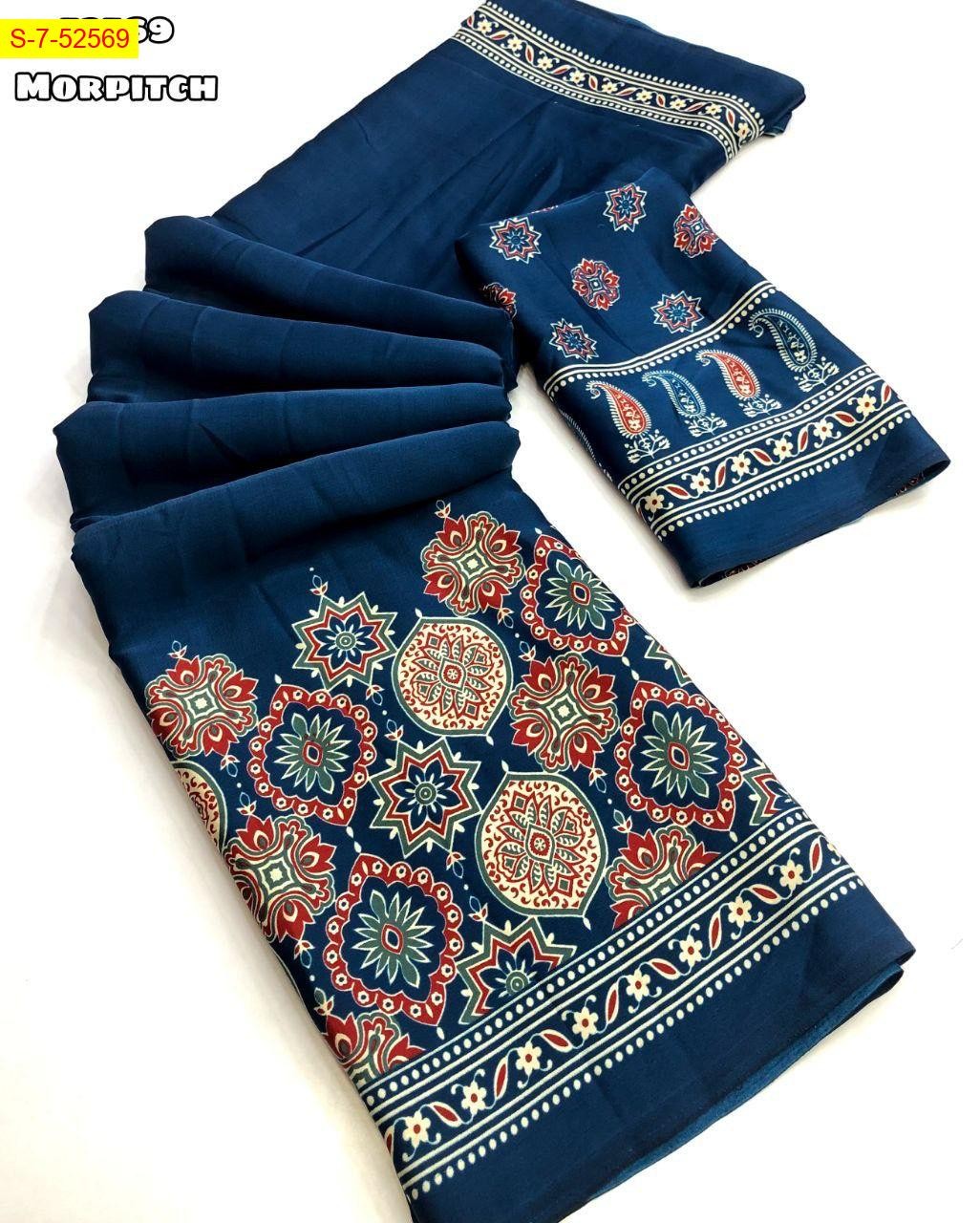 Mropitch Soft and smooth modal silk sarees