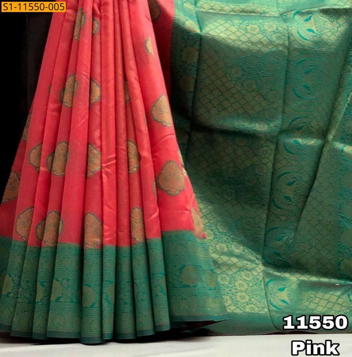 Pink Soft tissue silk  sarees