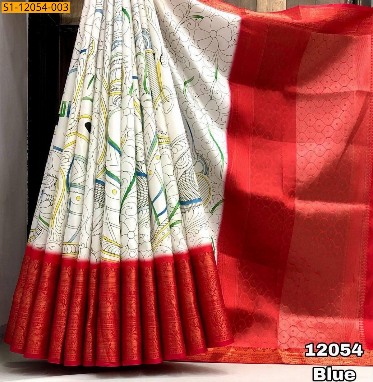Blue Kanjiviram silk sarees