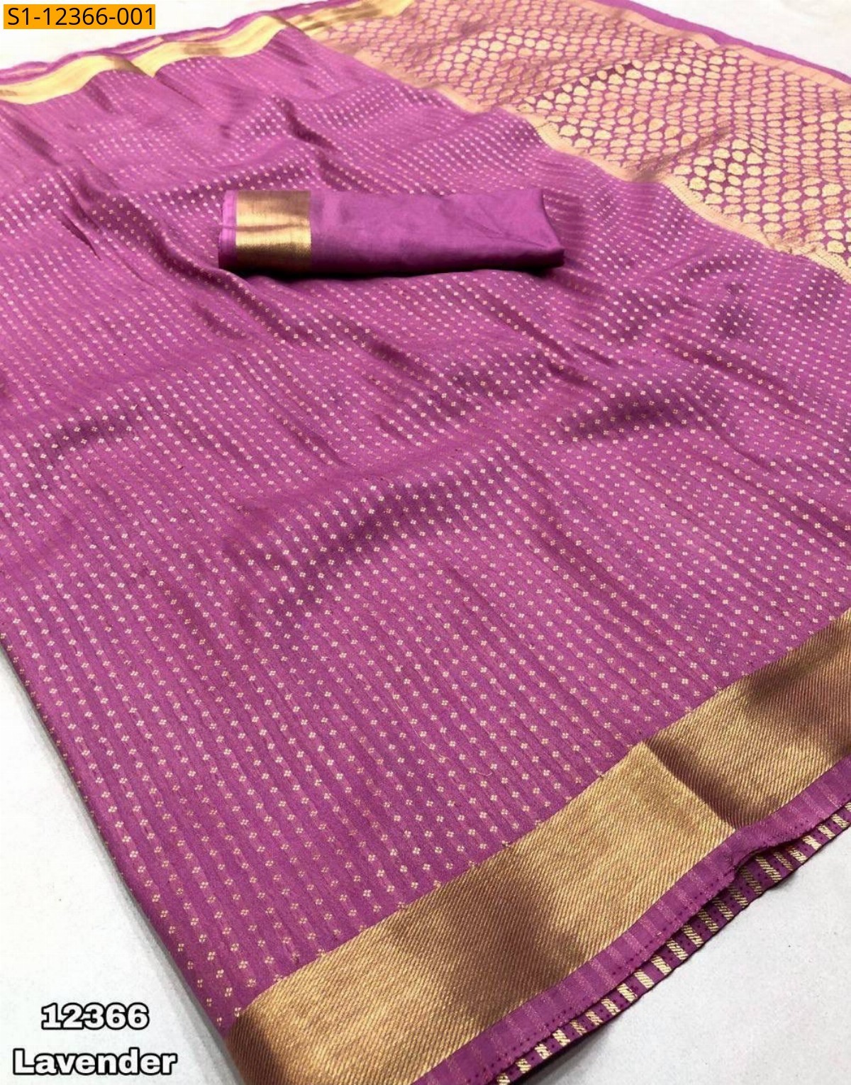 Purple Fancy georgette saree 
