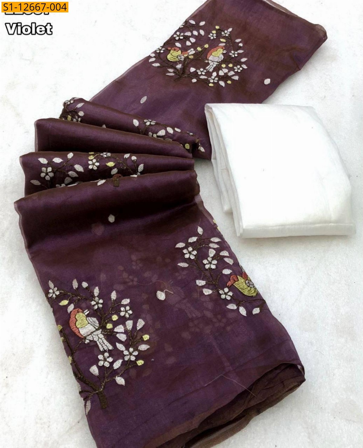 Fancy tissue silk sarees