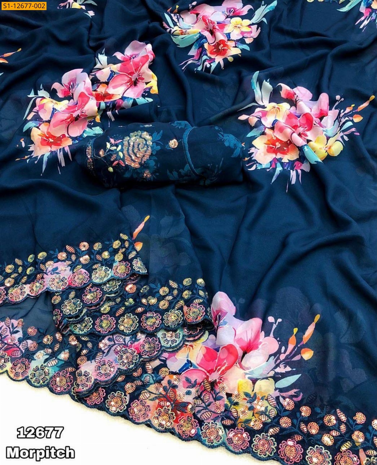 Morpitch Soft & smooth weightless chiffon sarees