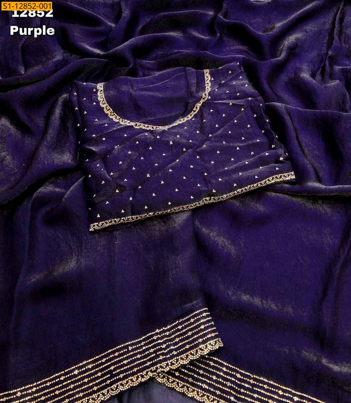 Purple Space silk sarees