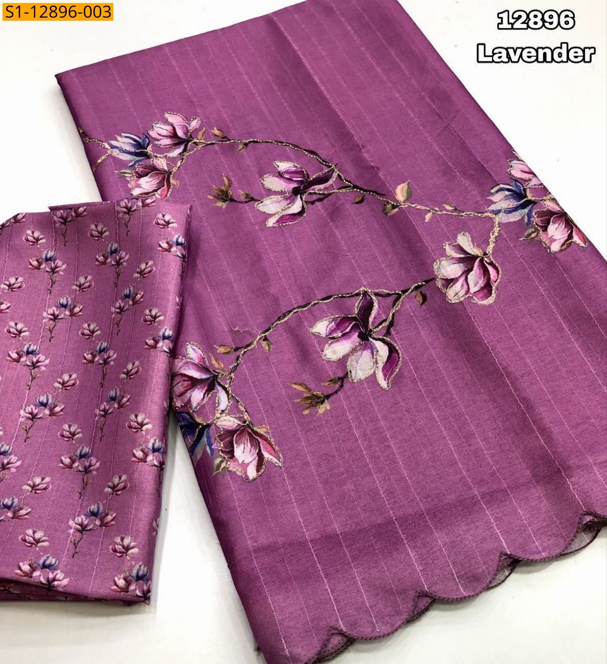 Violet Fancy tussar silk saree 