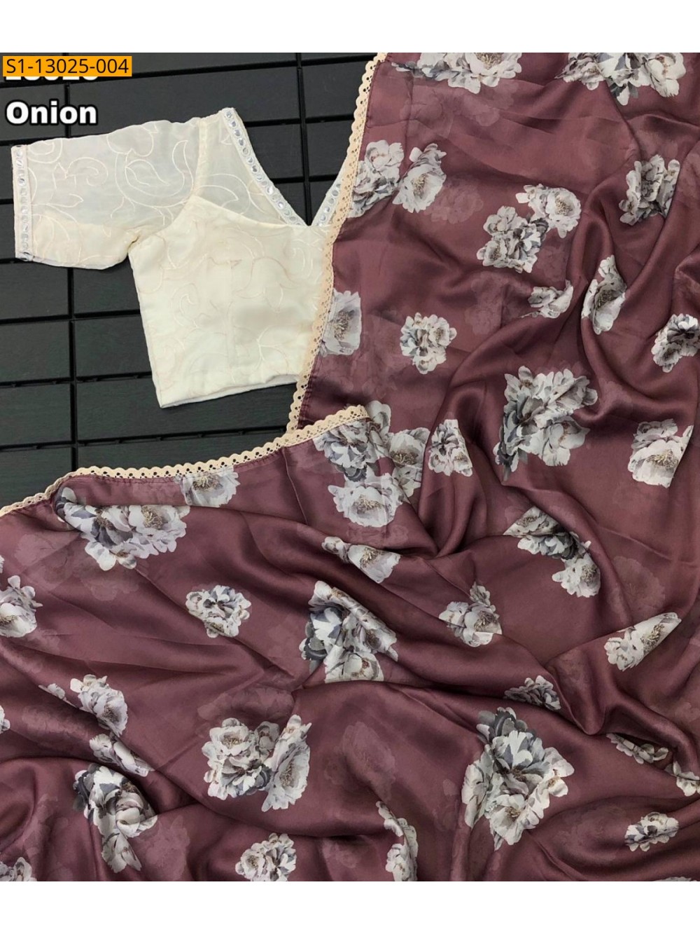 Soft & smooth satin Georgette sarees