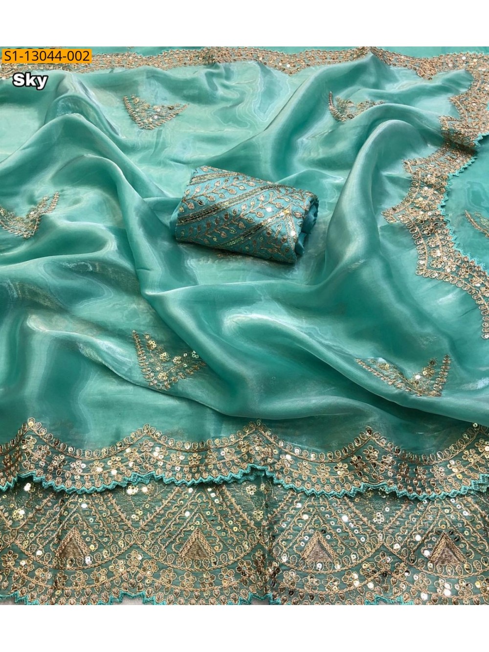 Fancy Soft & smooth jimmy choo satin saree