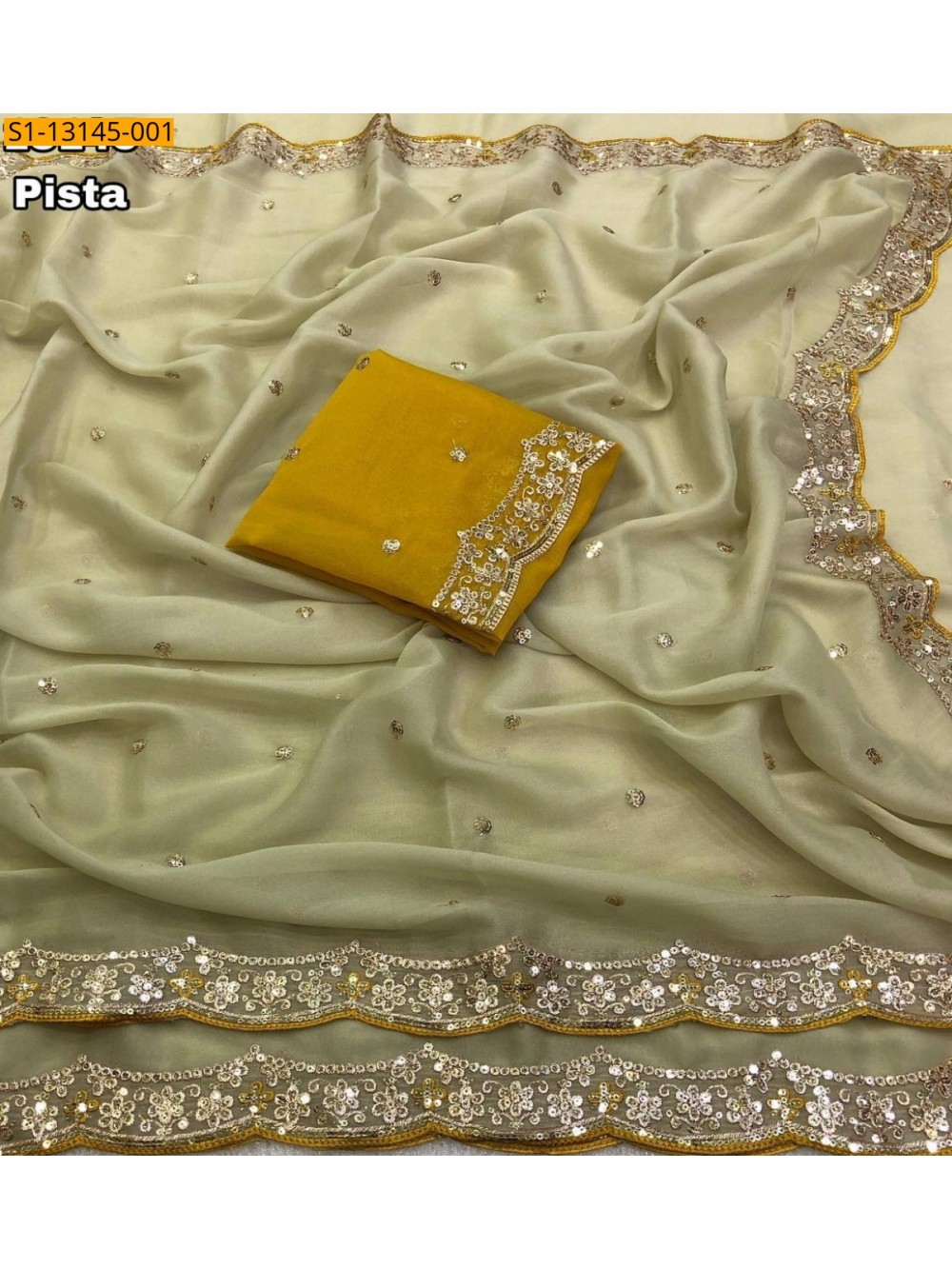 Fancy Star georgette Saree