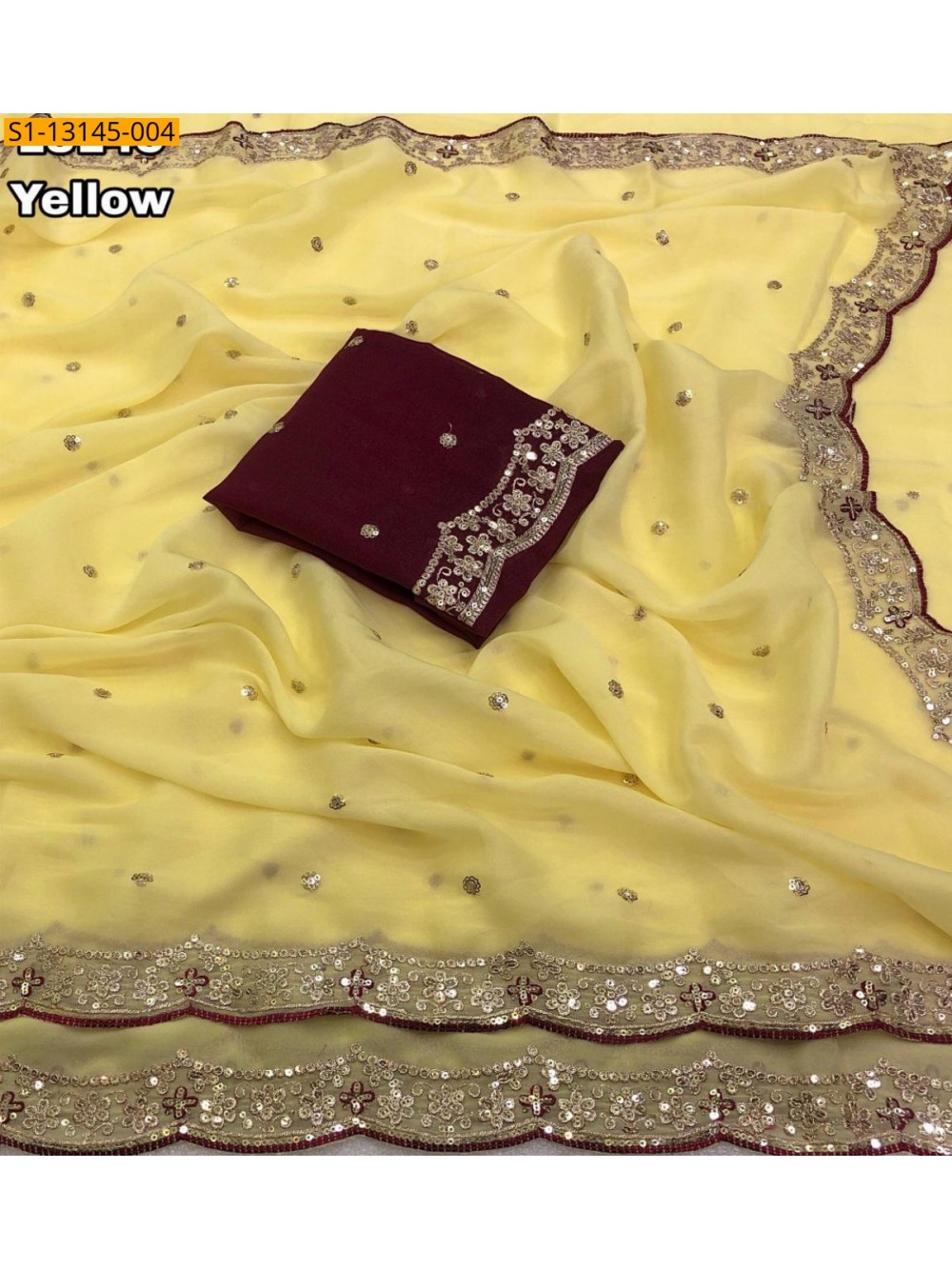 Fancy Star georgette Saree