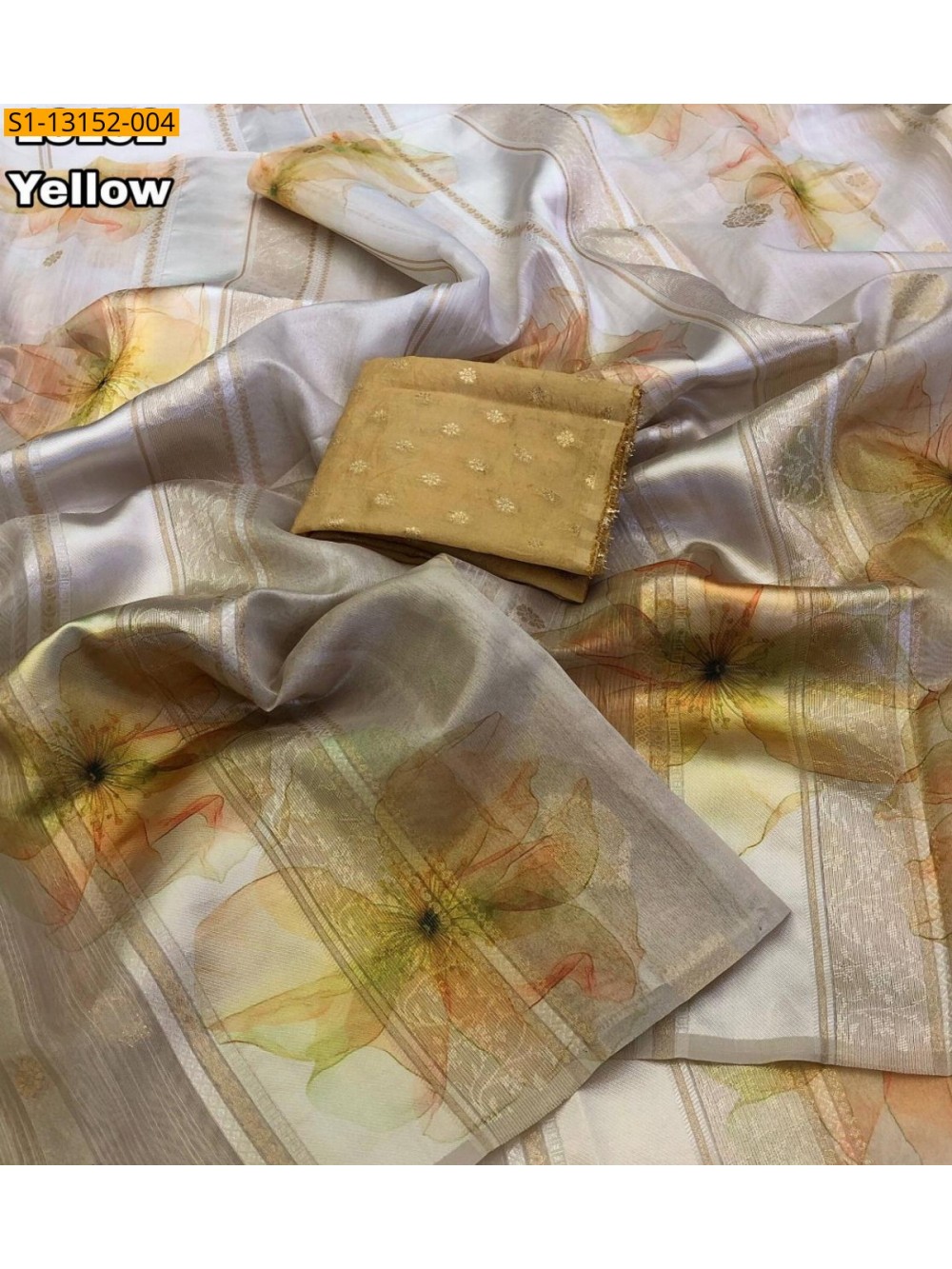 Tissue Silk Designer Saree