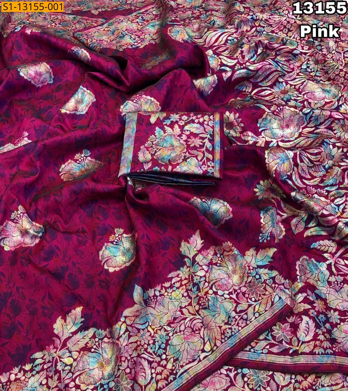 Soft Silk Sarees - Pink