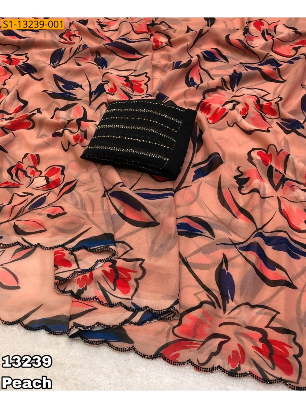Fancy Soft Weightless Chiffon Saree