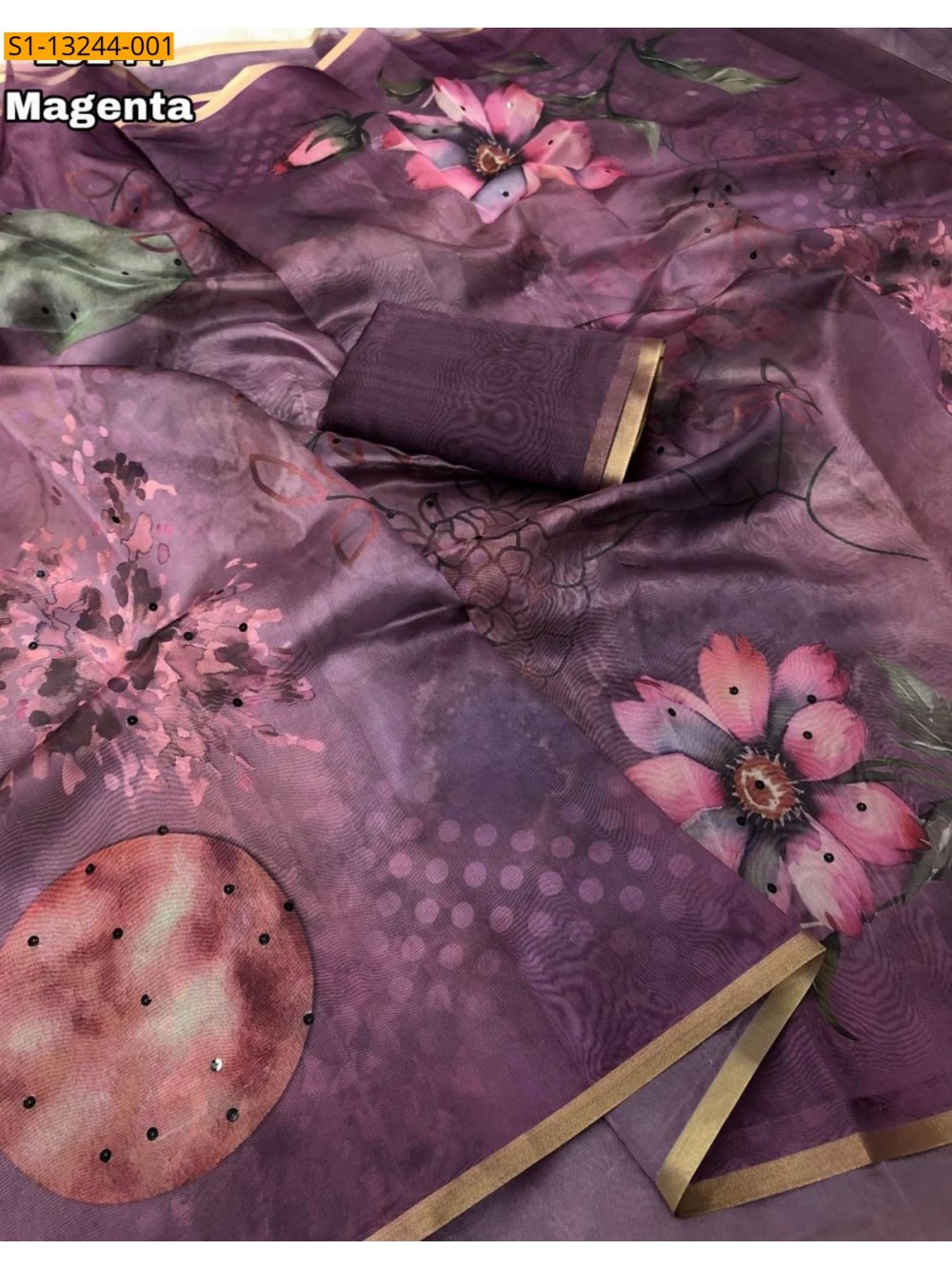 Fancy Soft Organza Saree